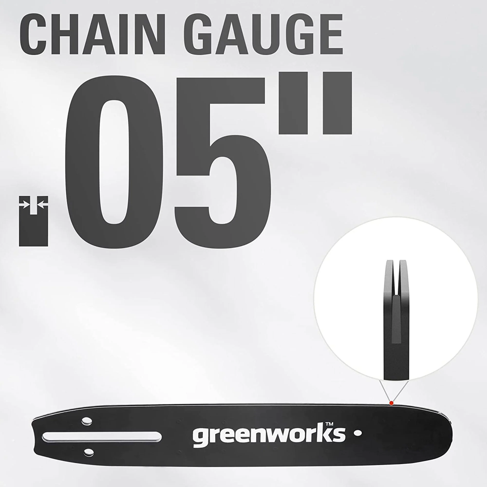 10" Pole Saw Chain, 1/4" Pitch, .050" Chain Gauge and 58 DL - Image 5