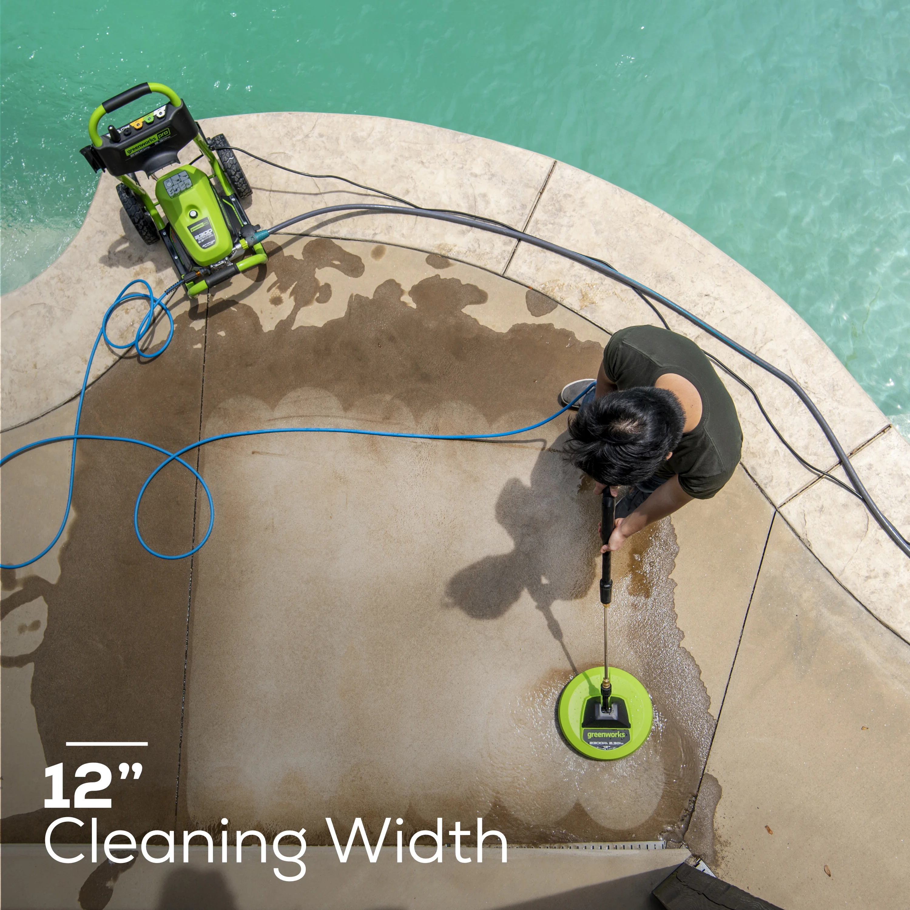 Universal 12" Rotating Surface Cleaner - Image 4