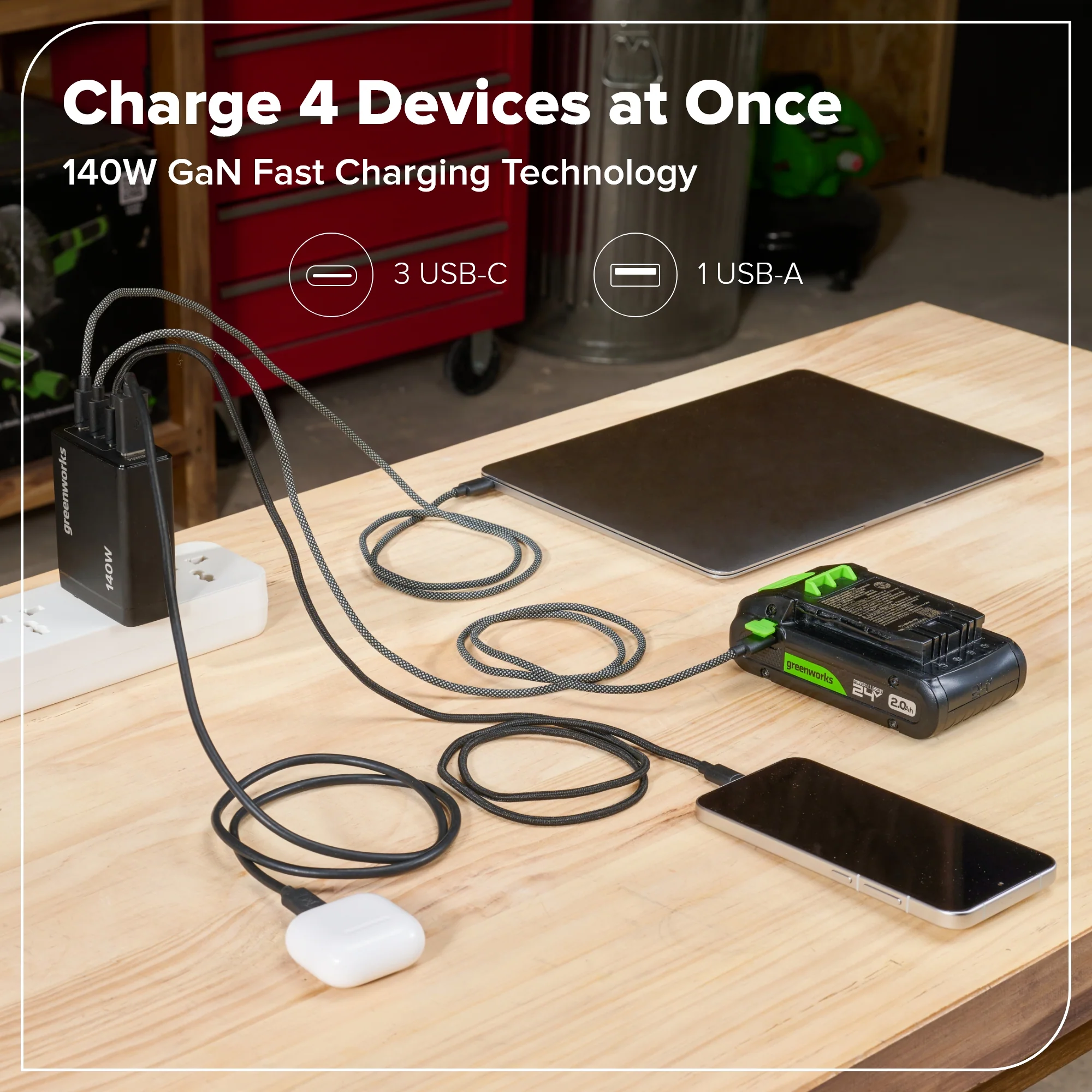 140W USB-C GaN II Charger - Image 4