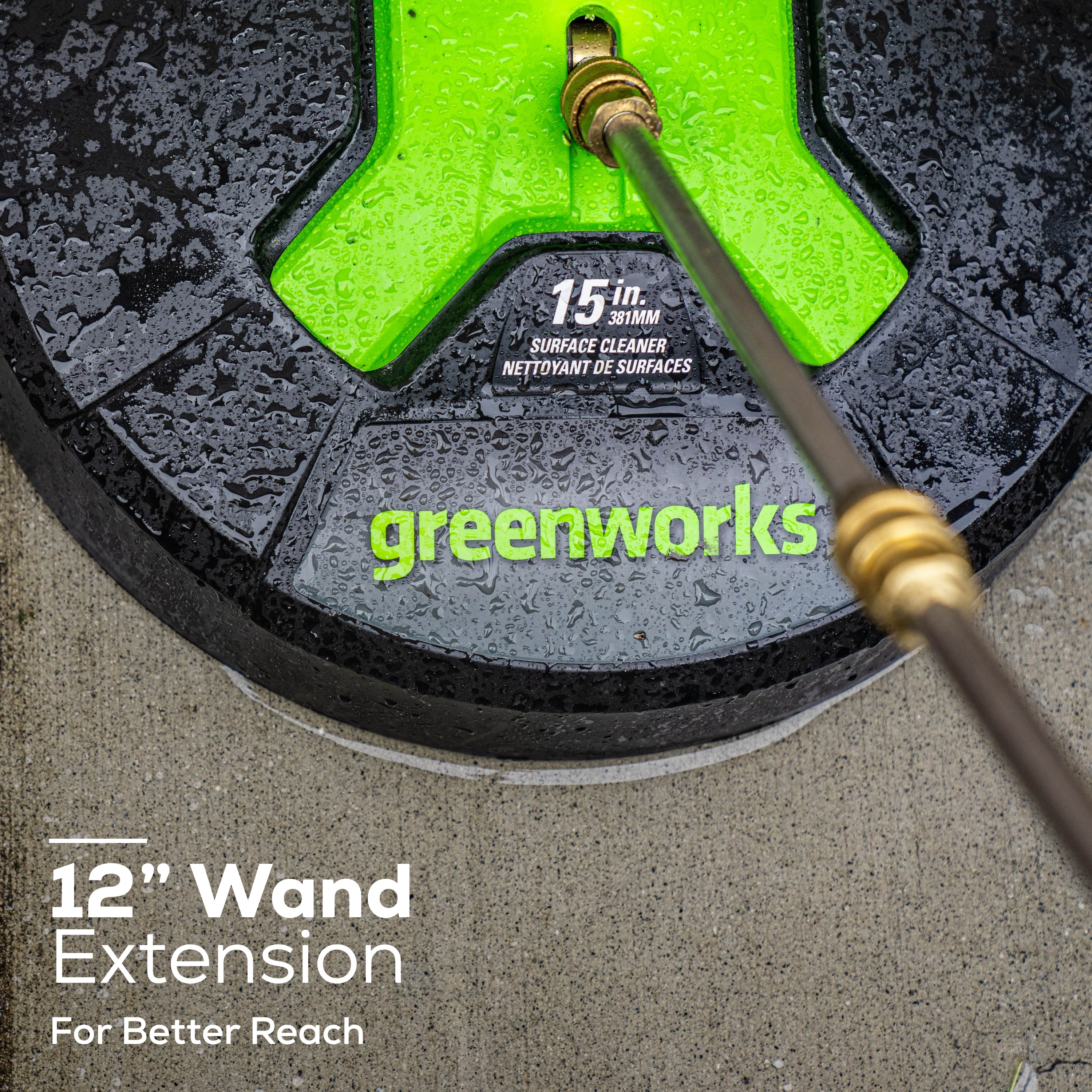 15" Surface Cleaner + 12" Wand Extension - Image 5
