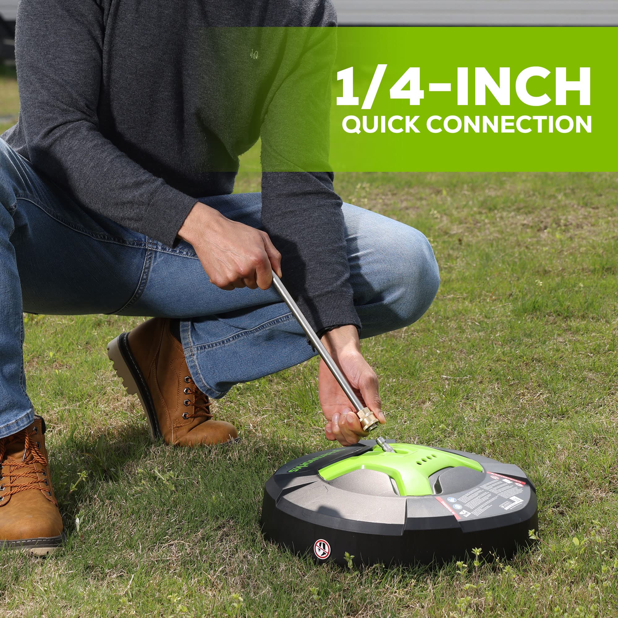15" Surface Cleaner + 12" Wand Extension - Image 6