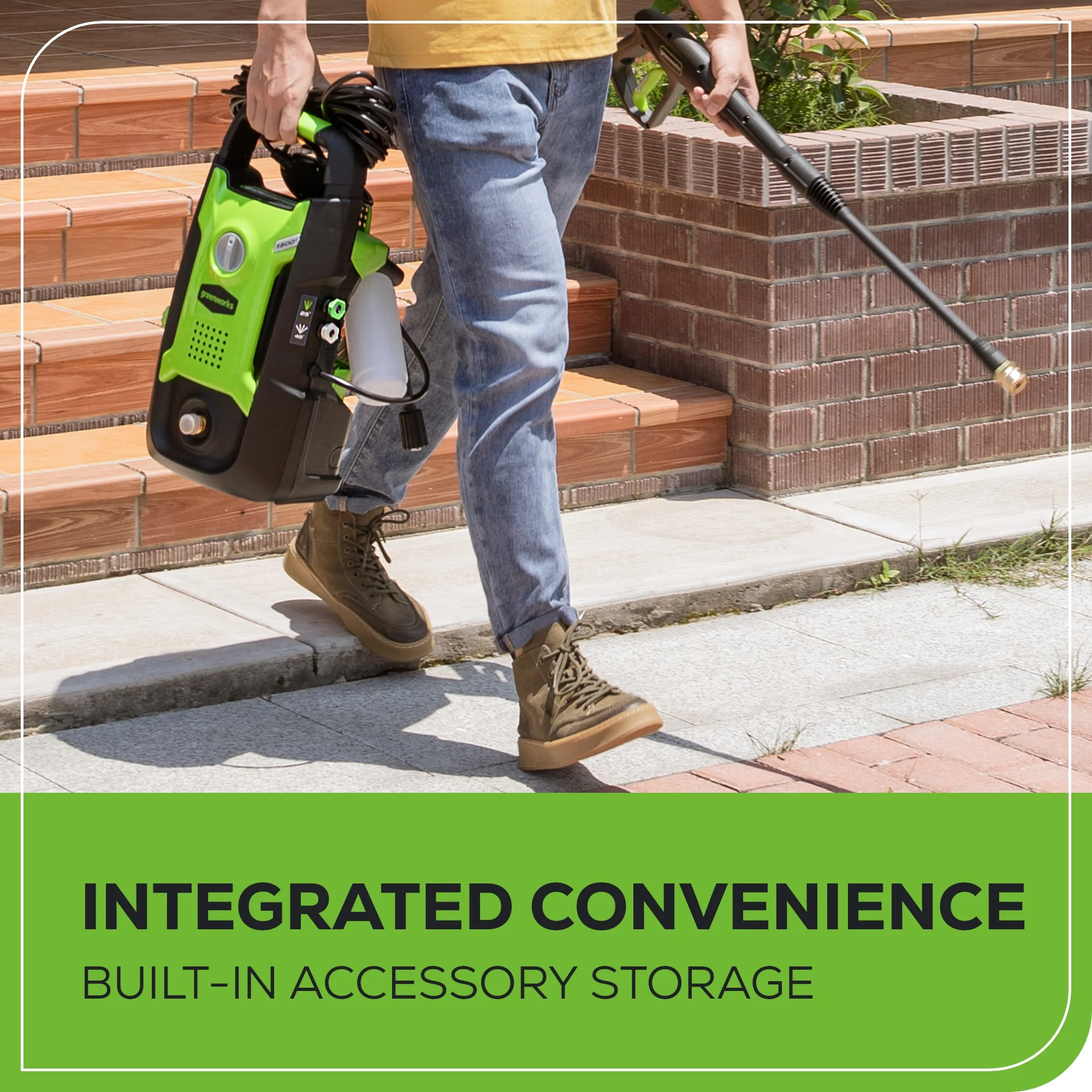 OPEN BOX 1600 PSI 1.2 GPM Electric Pressure Washer - Image 6