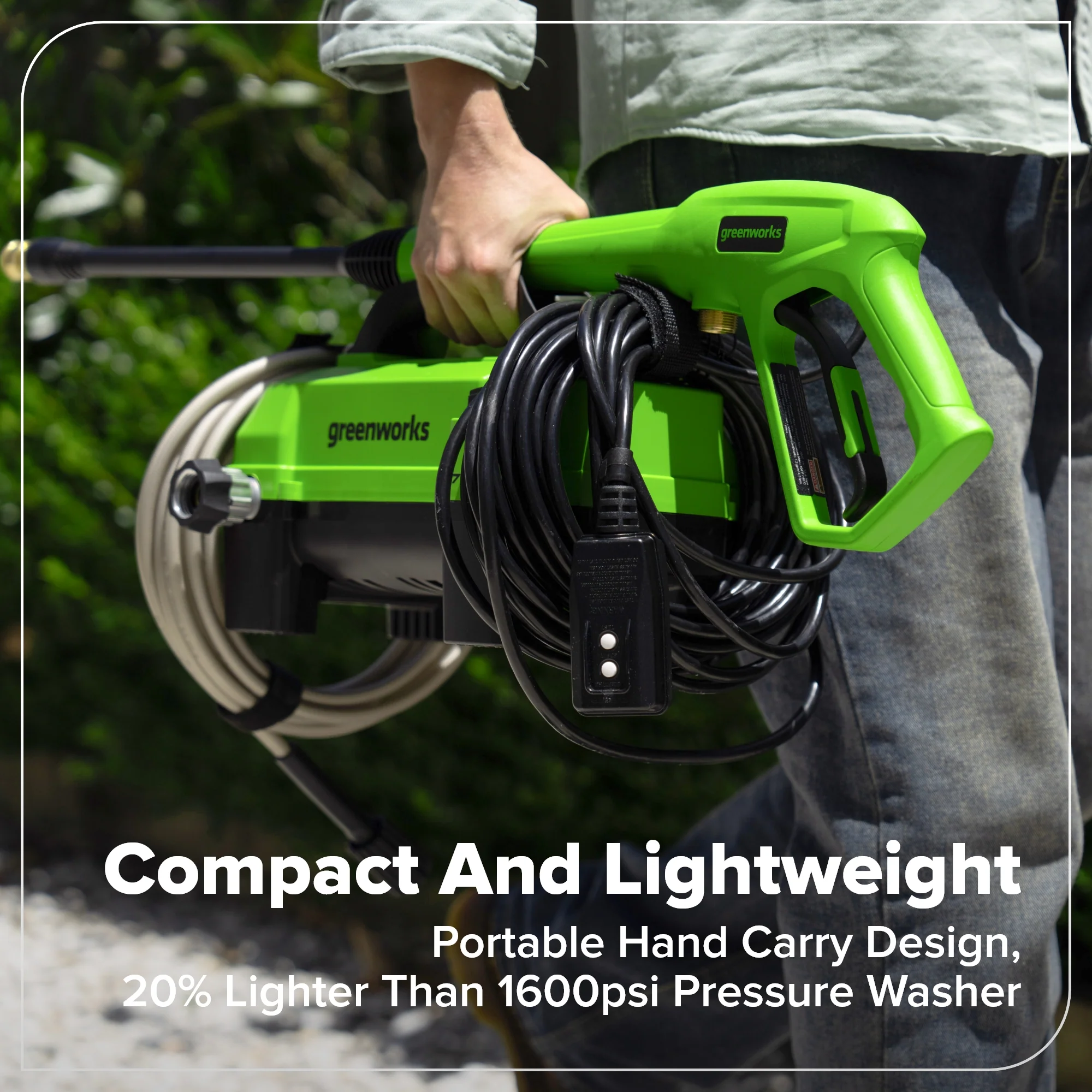 1700 PSI Ultra Compact 1.2 GPM Electric Pressure Washer - Image 6