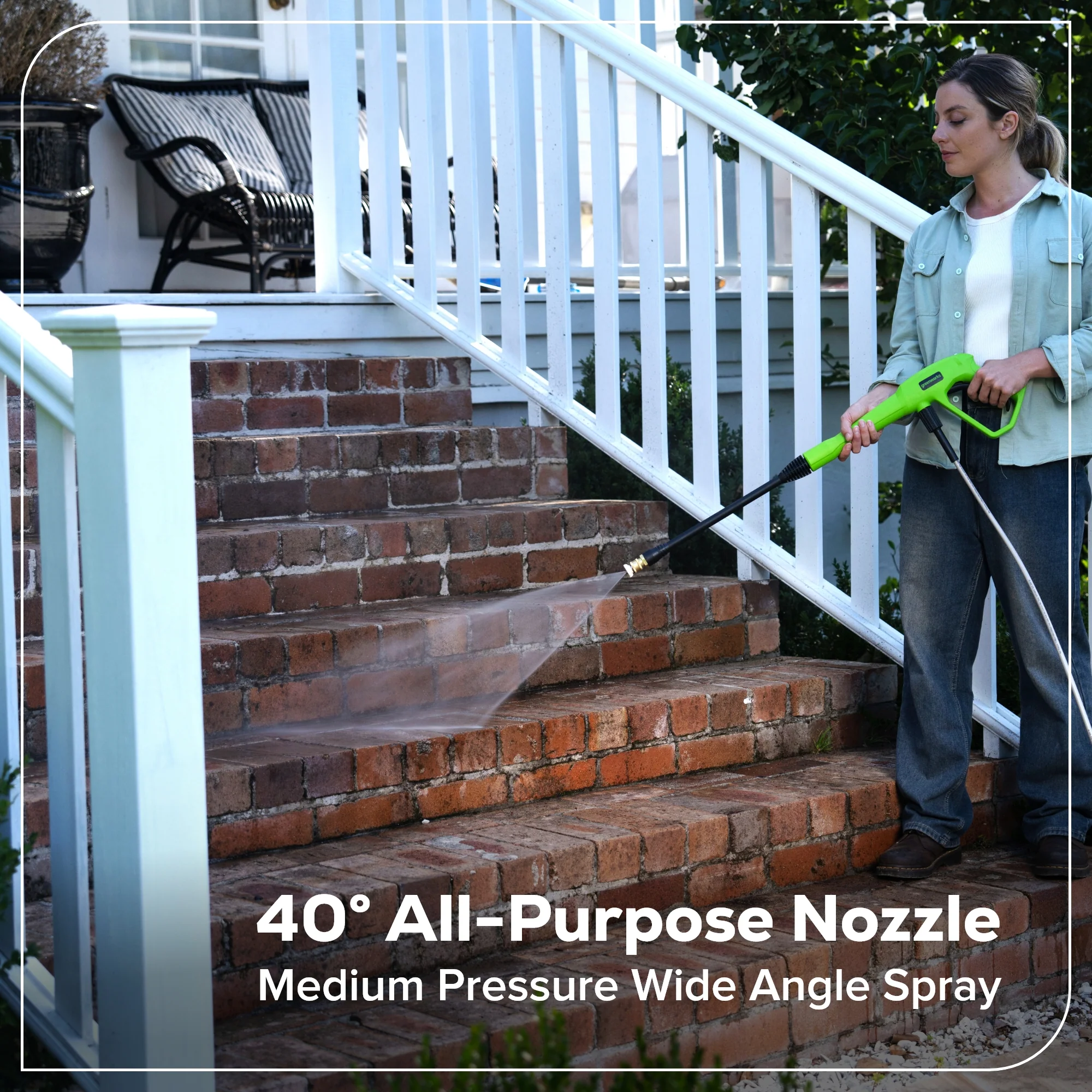 1700 PSI Ultra Compact 1.2 GPM Electric Pressure Washer - Image 8