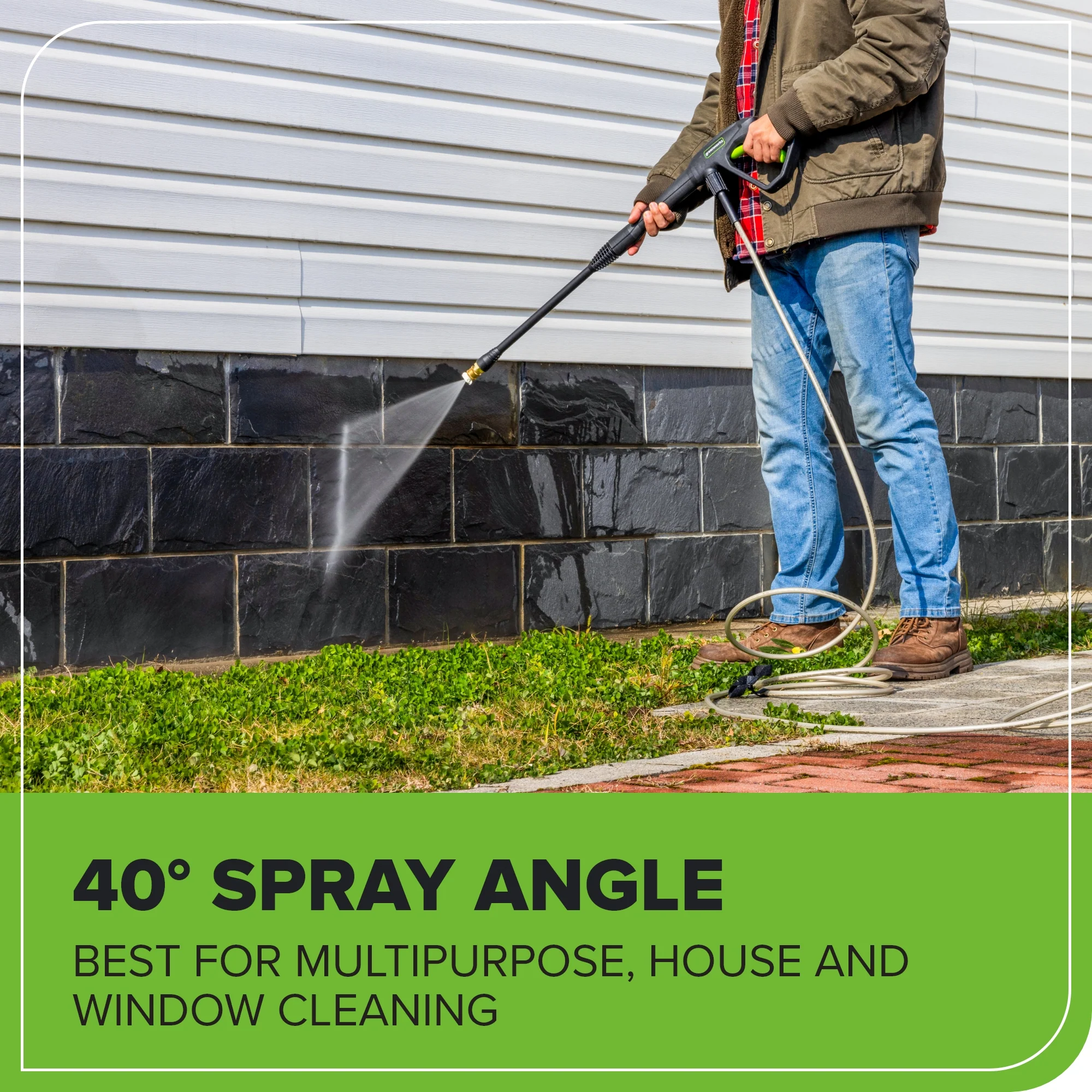 1900 PSI 1.2 GPM Portable Hand Carry Cold Water Electric Pressure Washer - Image 6