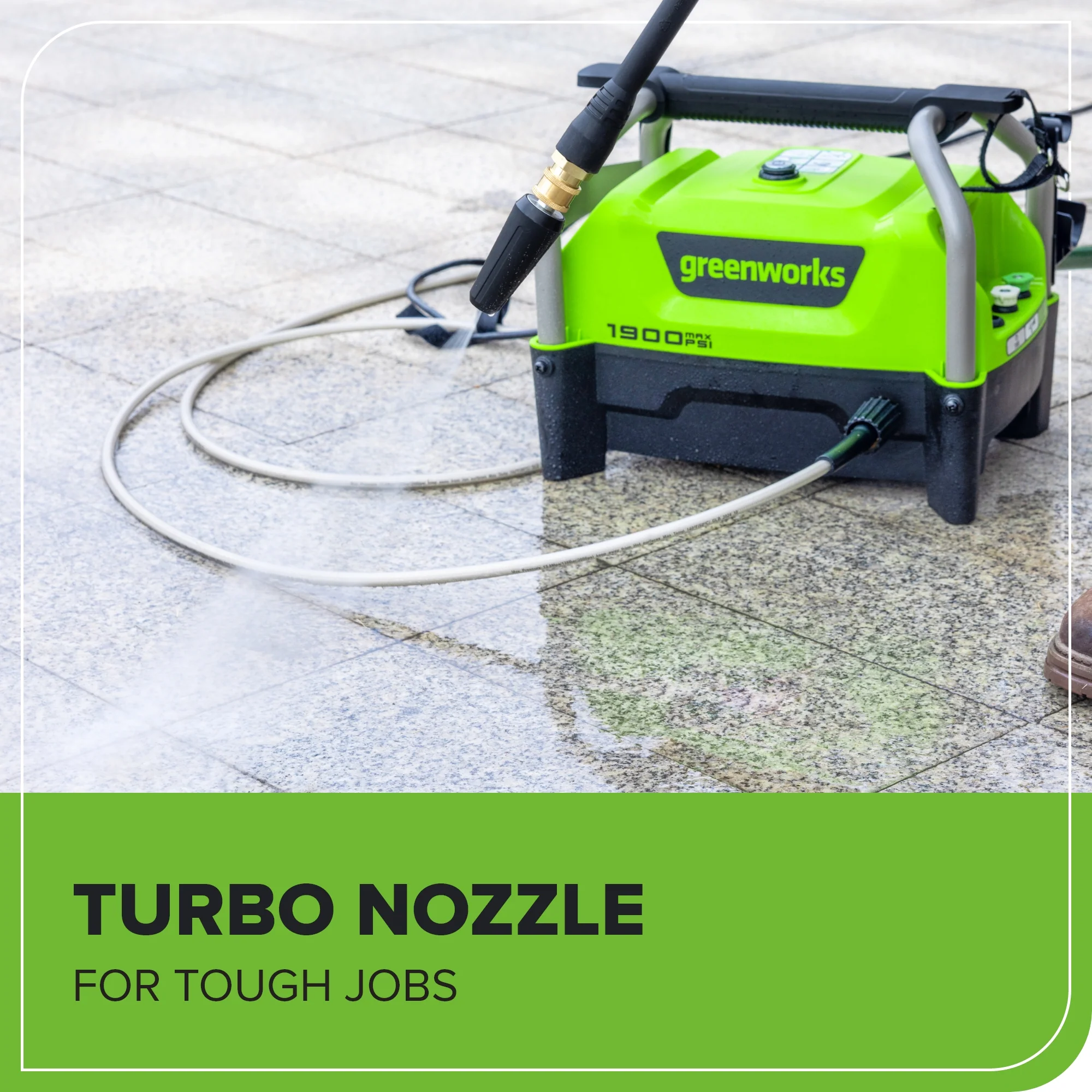 1900 PSI 1.2 GPM Portable Hand Carry Cold Water Electric Pressure Washer - Image 7