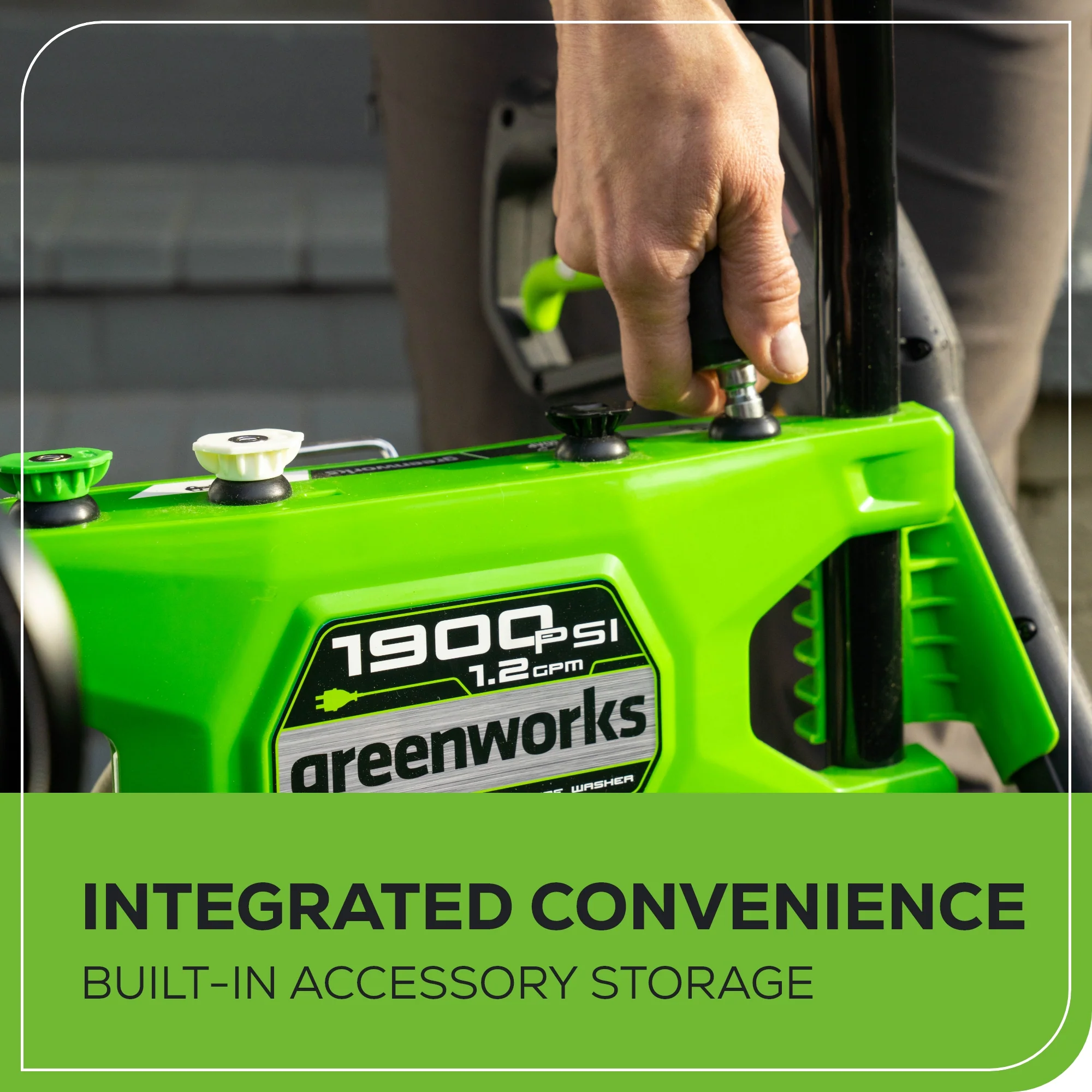 OPEN BOX 1900 PSI 1.2 GPM Cold Water Electric Pressure Washer - Image 5