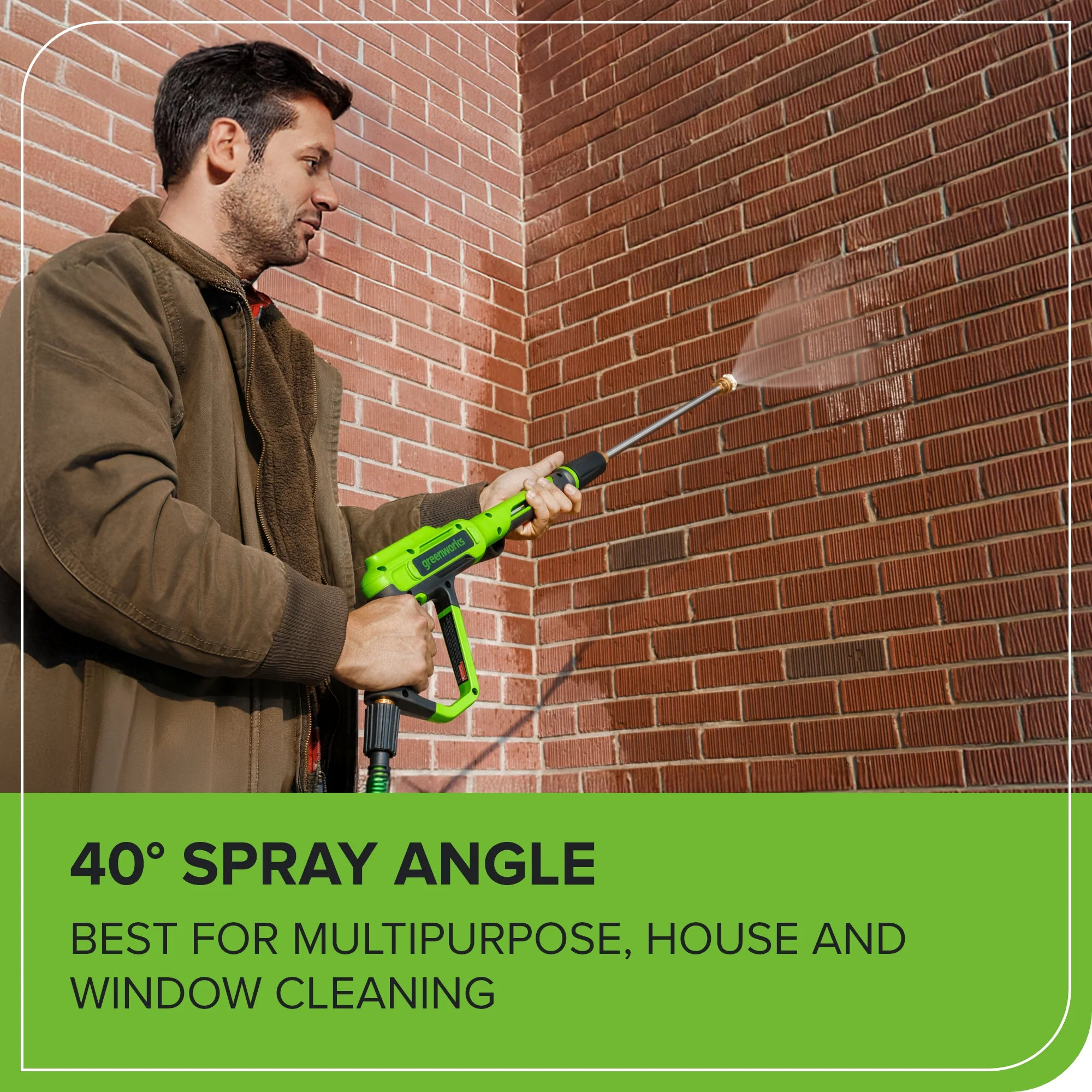 2100 PSI 1.2 GPM Portable Cold Water Electric Pressure Washer - Image 10
