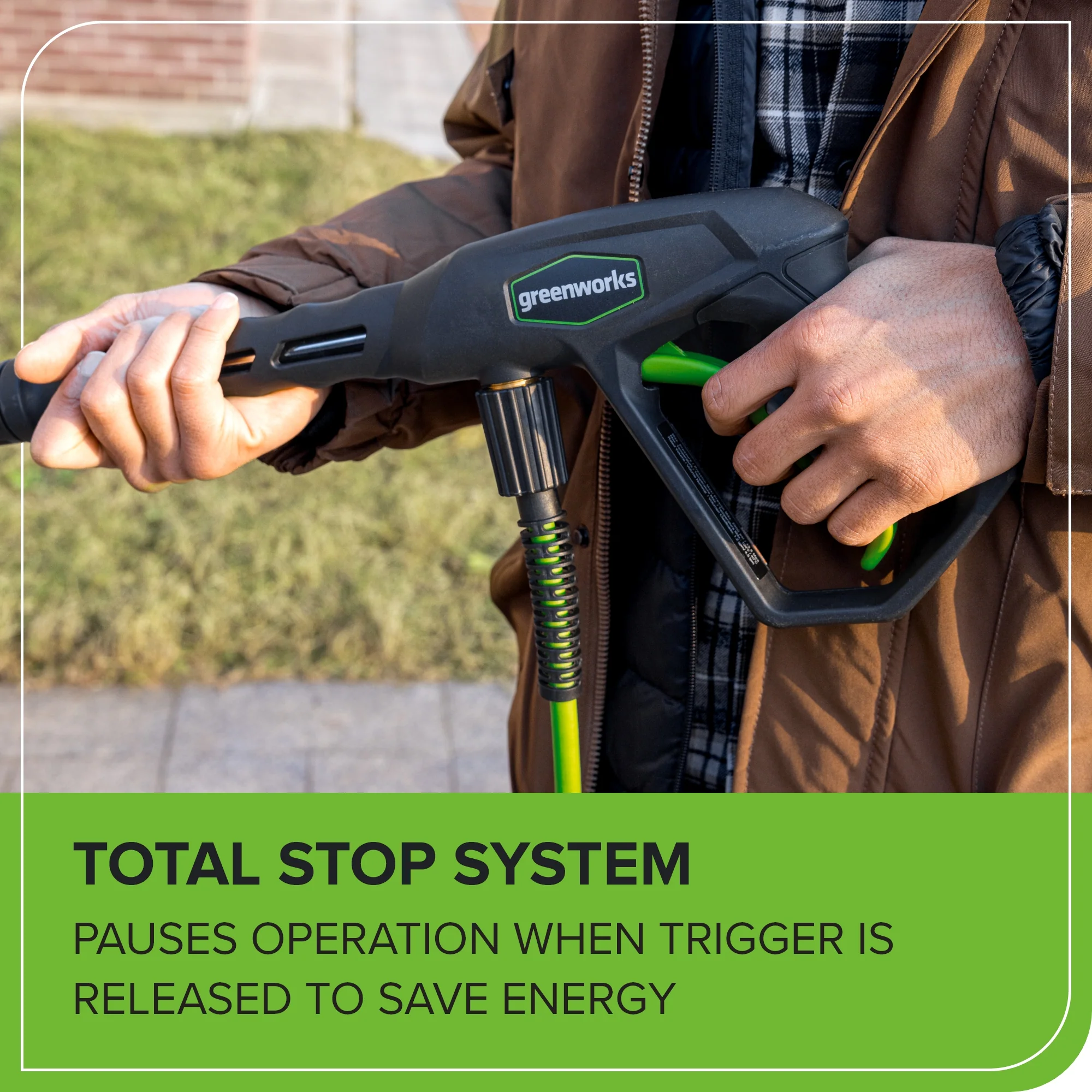 2100 PSI 1.2 GPM Portable Cold Water Electric Pressure Washer - Image 8