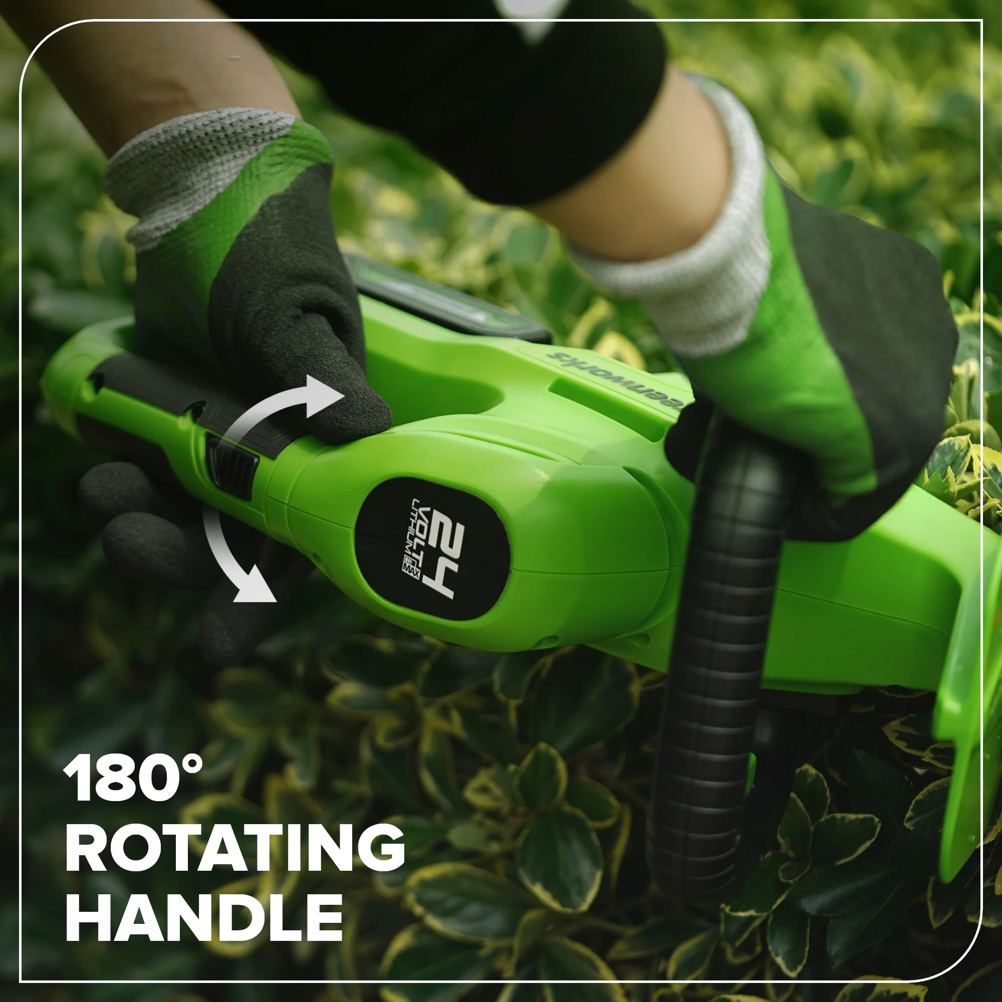 24V 22" Cordless Battery Hedge Trimmer 2800 SPM (Tool Only) - Image 5