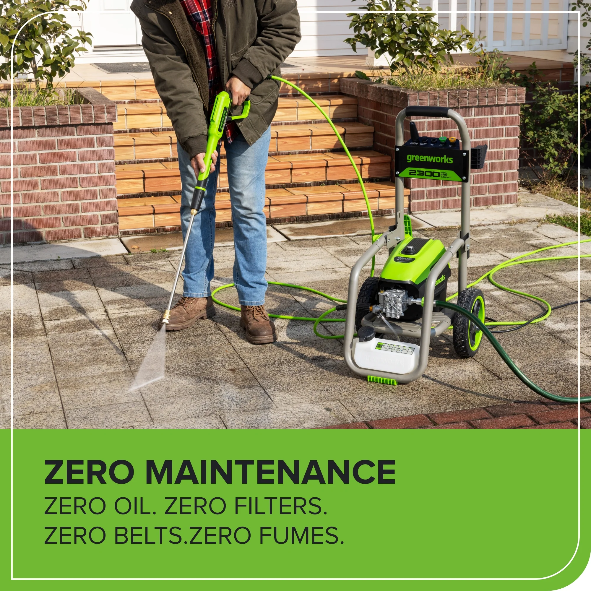 2300 PSI 1.2 GPM Cold Water Electric Pressure Washer (Gen 2) - Image 10