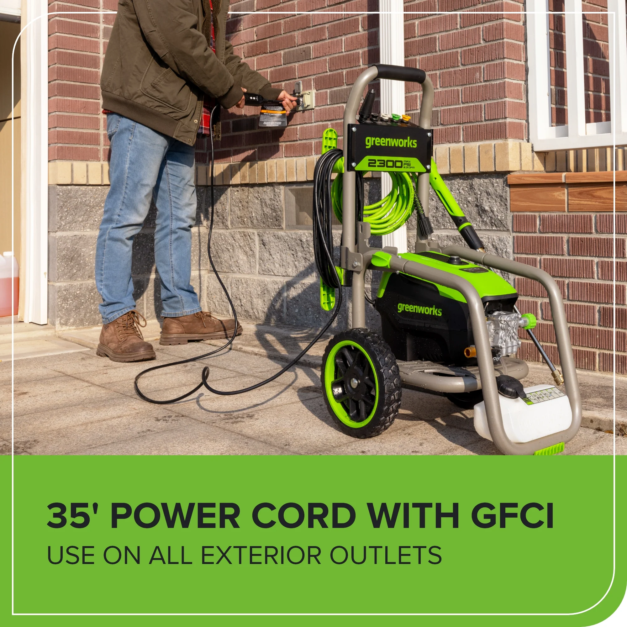2300 PSI 1.2 GPM Cold Water Electric Pressure Washer (Gen 2) - Image 12