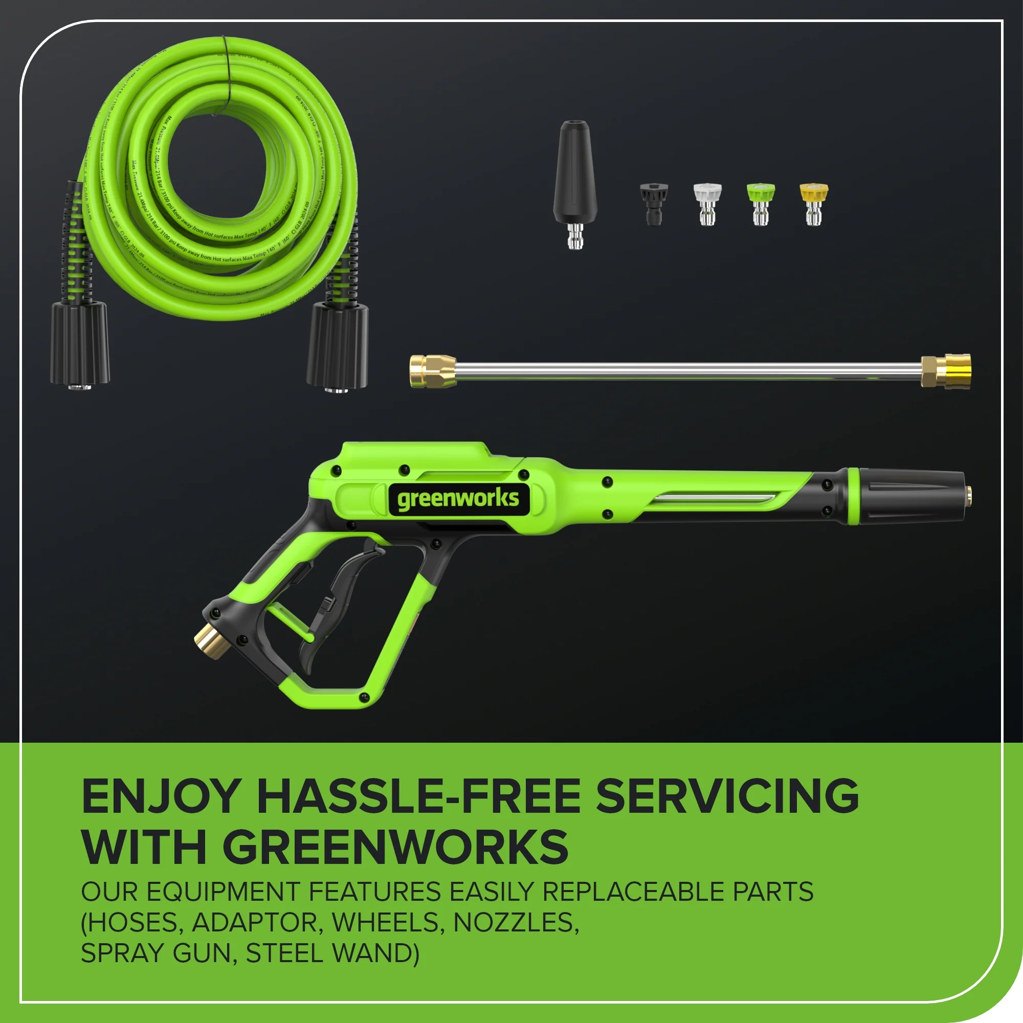 2300 PSI 1.2 GPM Cold Water Electric Pressure Washer (Gen 2) - Image 14