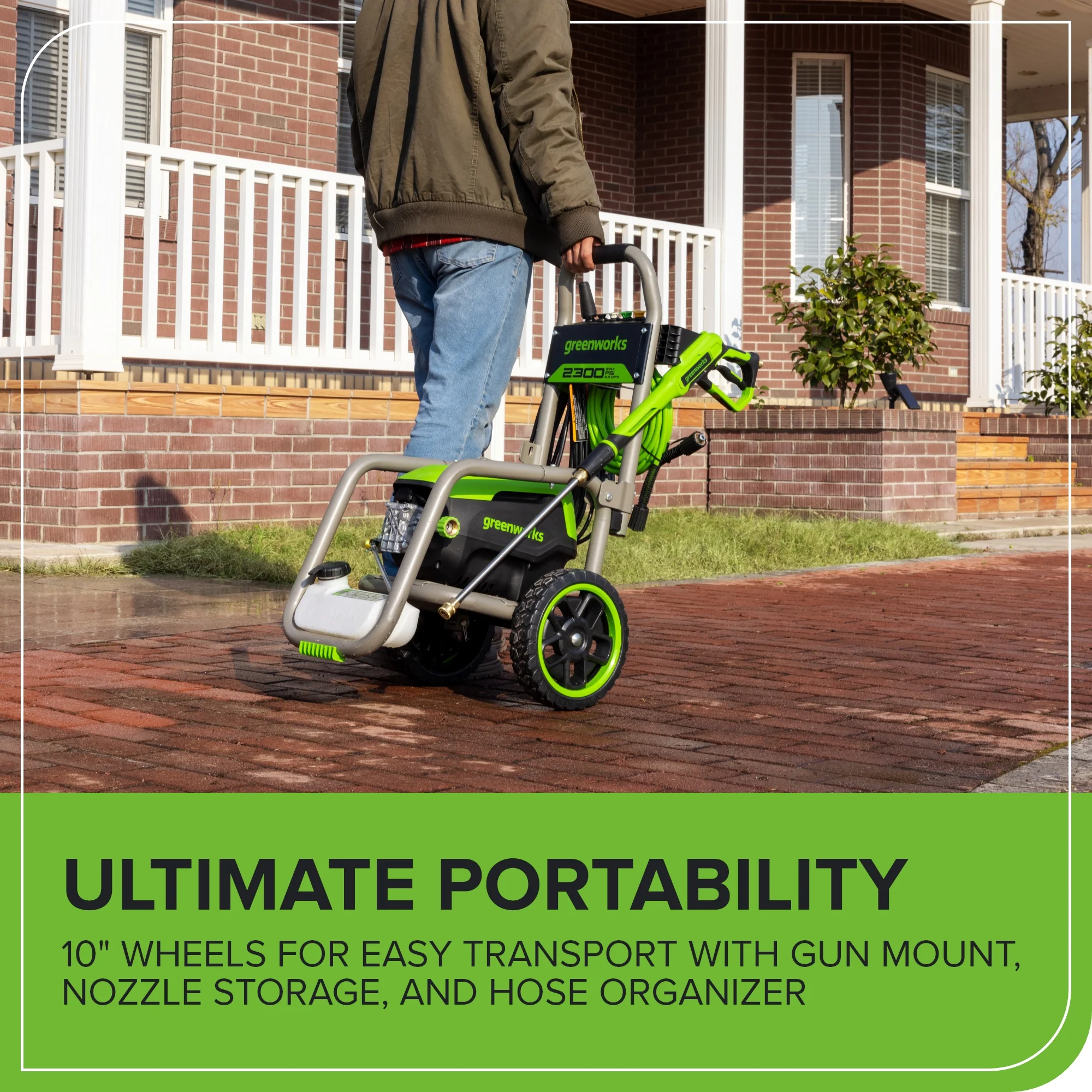 2300 PSI 1.2 GPM Cold Water Electric Pressure Washer (Gen 2) - Image 8