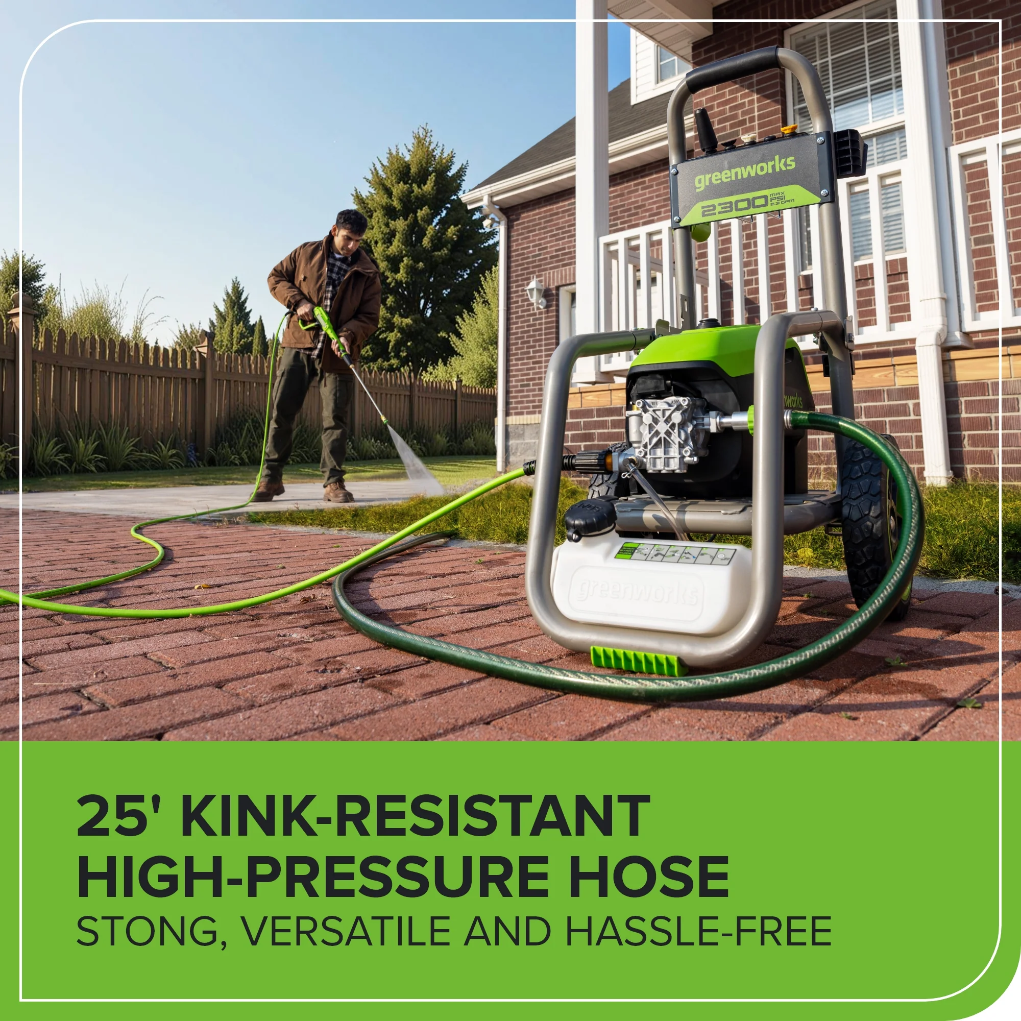 2300 PSI 1.2 GPM Cold Water Electric Pressure Washer (Gen 2) - Image 9