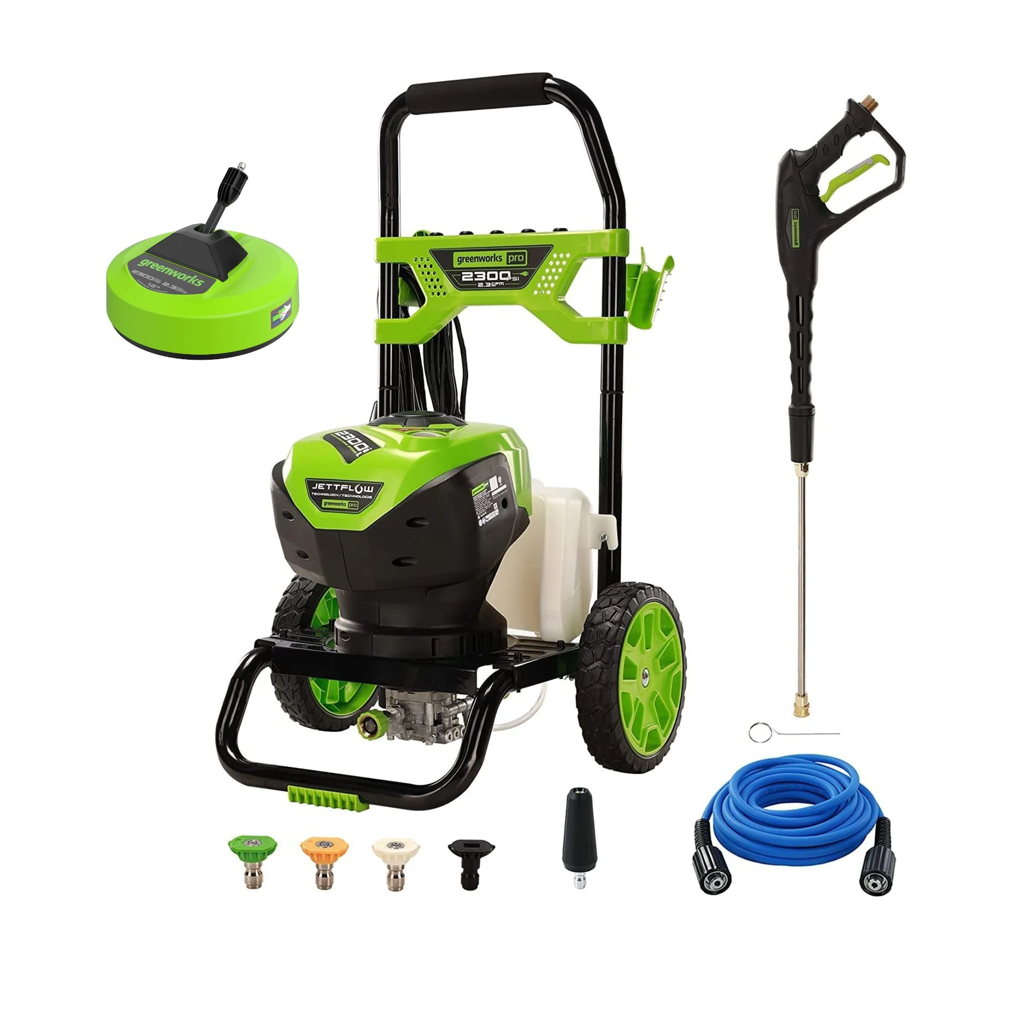 2300 PSI Pressure Washer, 12" Surface Cleaner Combo Kit