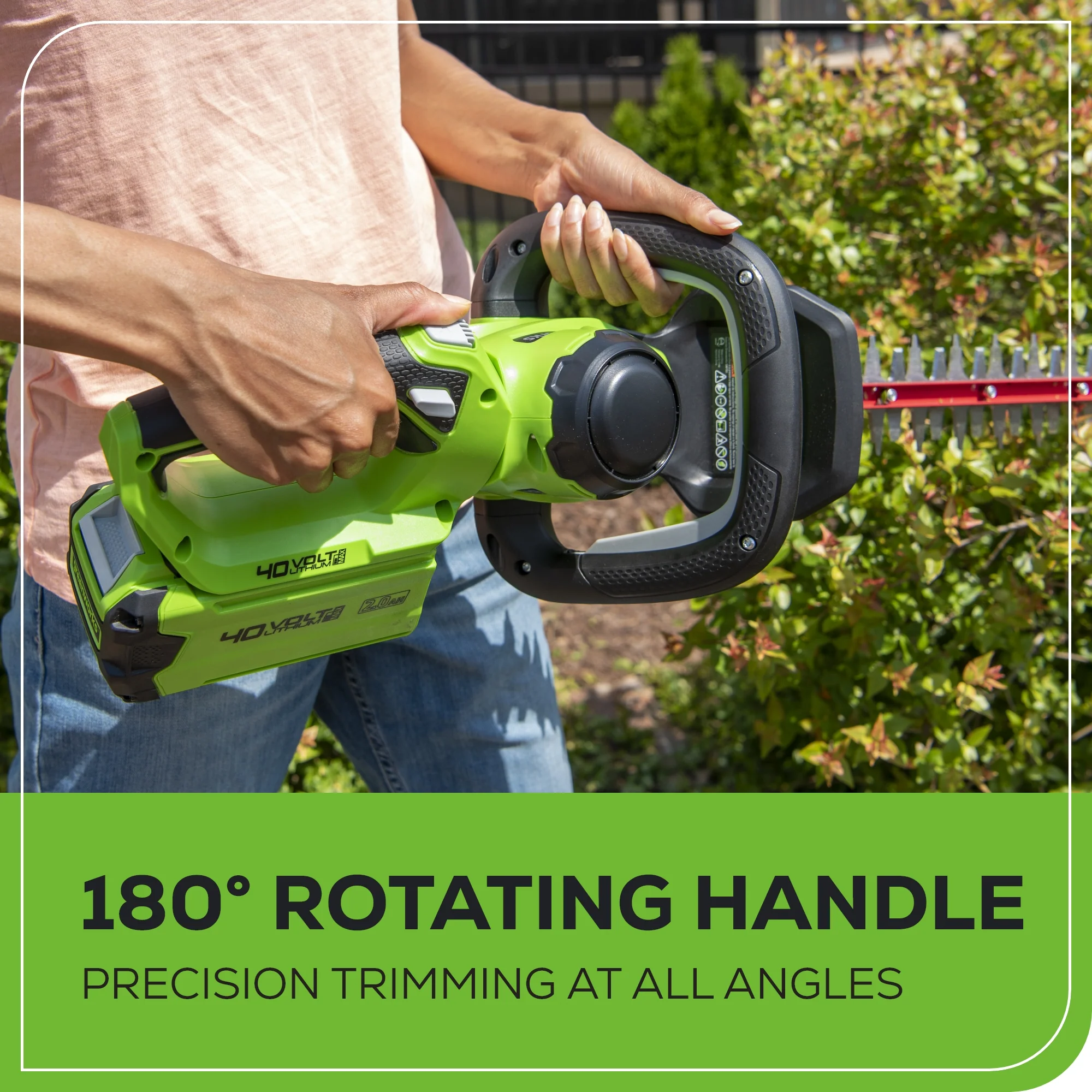 40V 24" Cordless Battery Hedge Trimmer (Tool Only) - Image 7