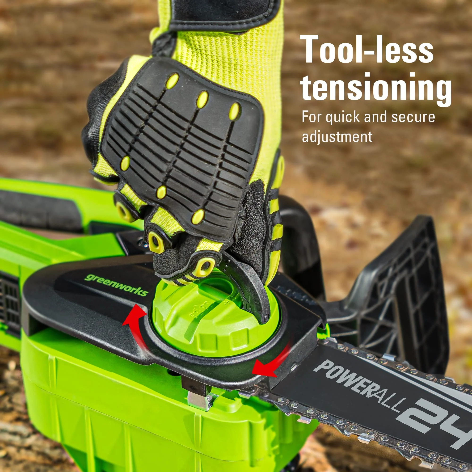 24V 10" Cordless Battery Chainsaw (Tool Only) - Image 5