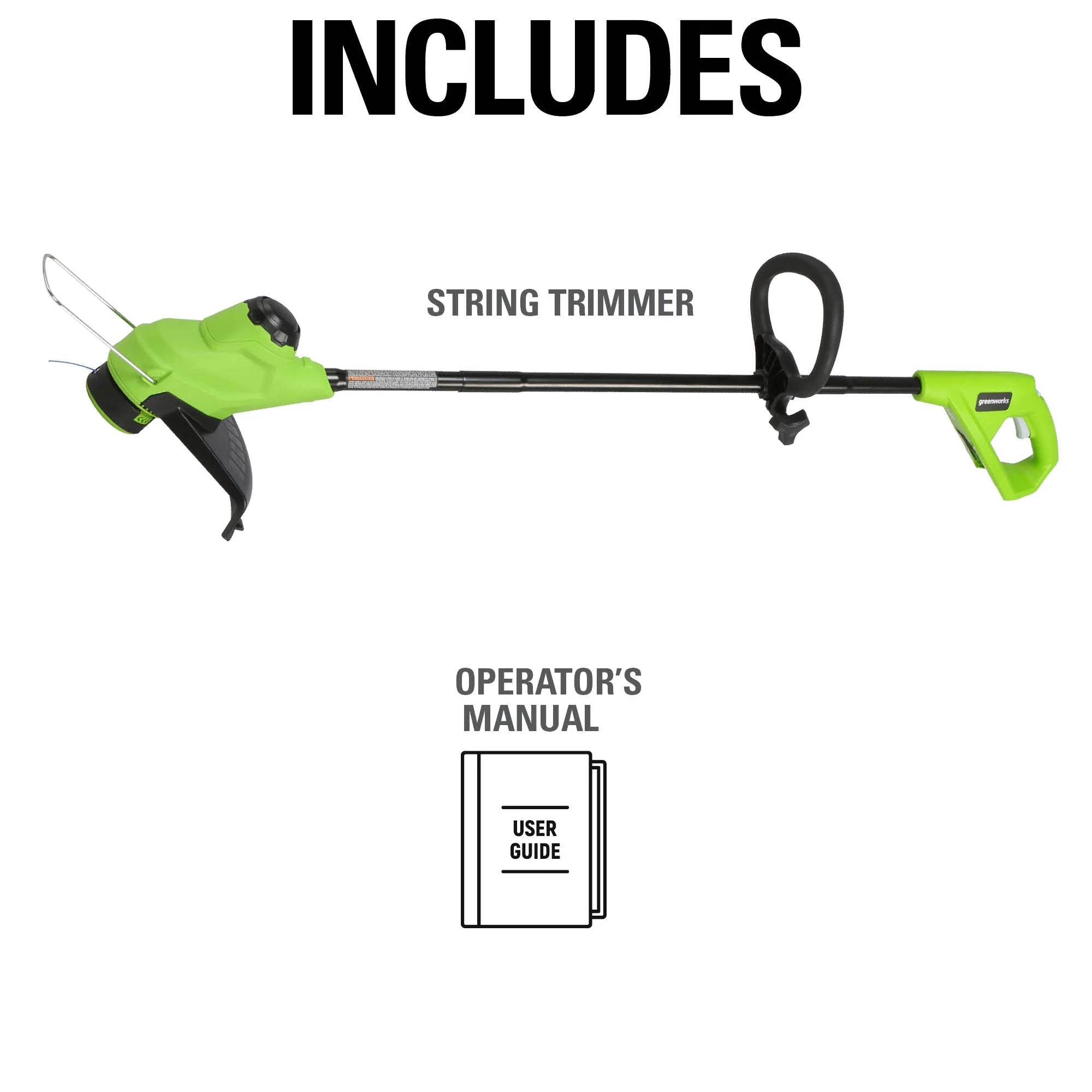 24V 10" Cordless Battery String Trimmer: 2.0 Ah Battery and Charger - Image 12