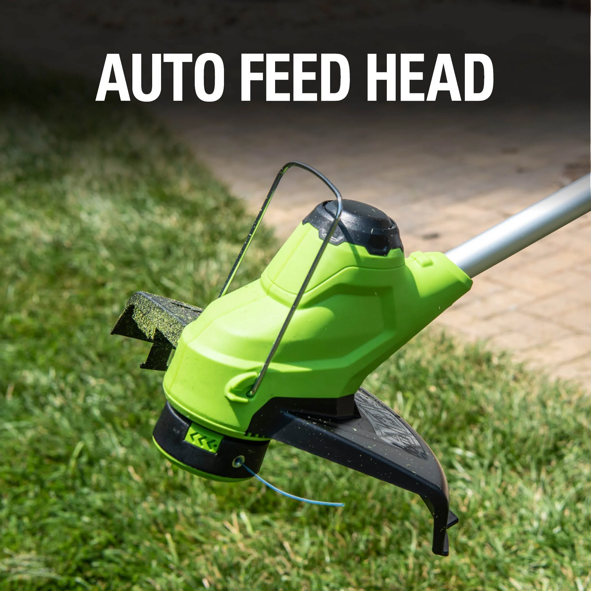 24V 10" Cordless Battery String Trimmer: 2.0 Ah Battery and Charger - Image 6