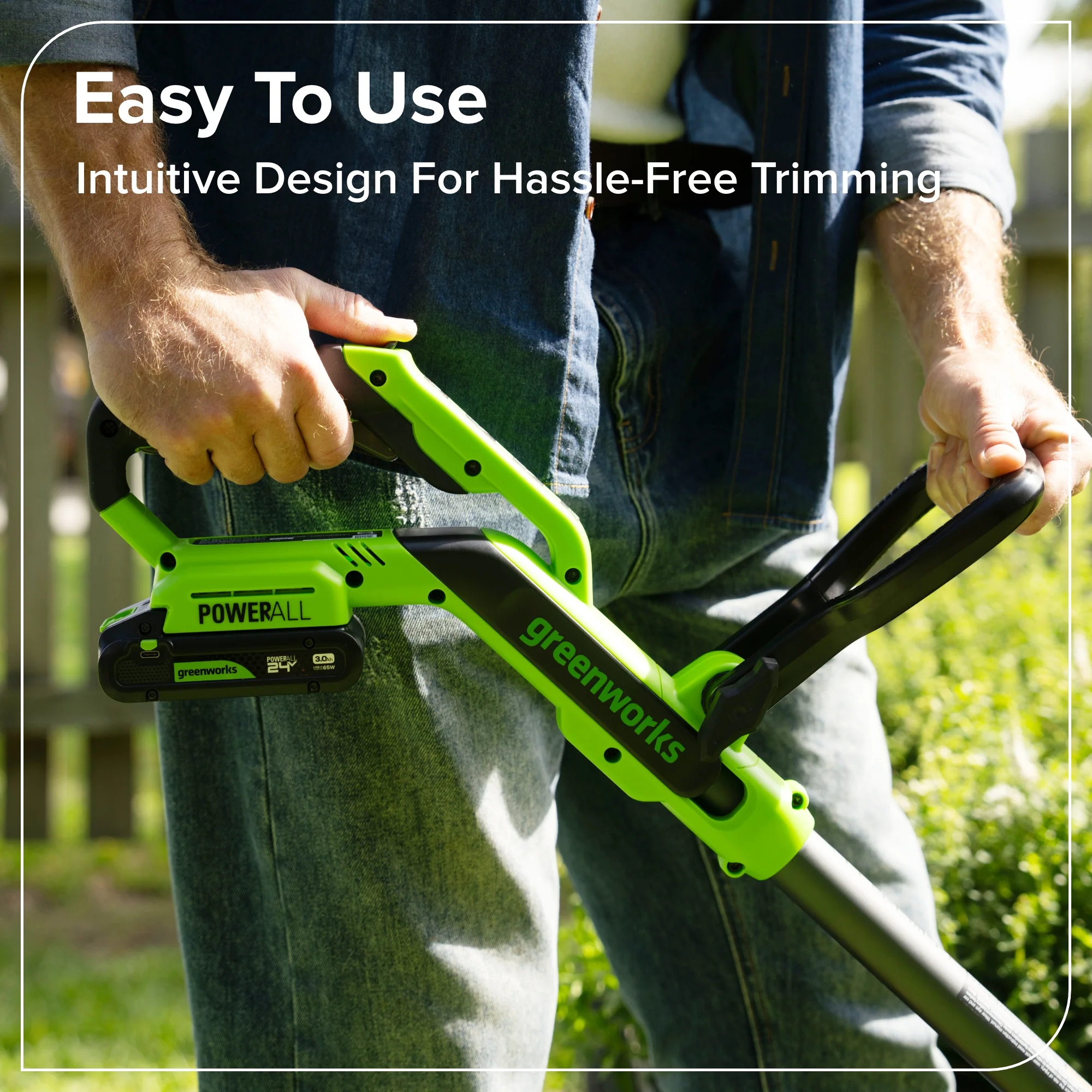 24V 12" Cordless Battery Brushless String Trimmer/Edger (Tool Only) - Image 11