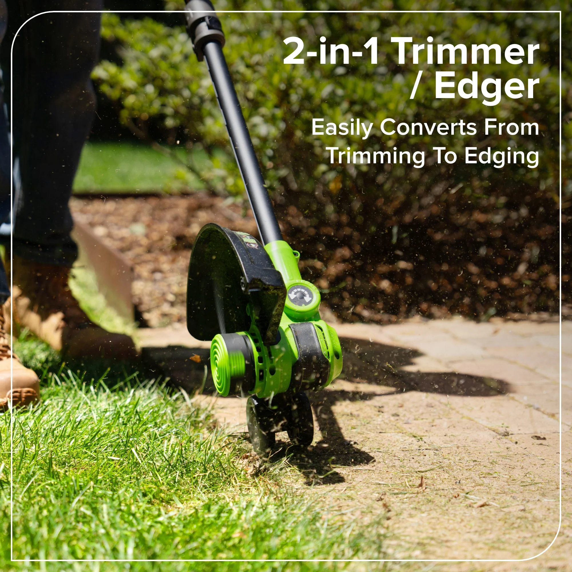 24V 12" Cordless Battery Brushless String Trimmer/Edger (Tool Only) - Image 7