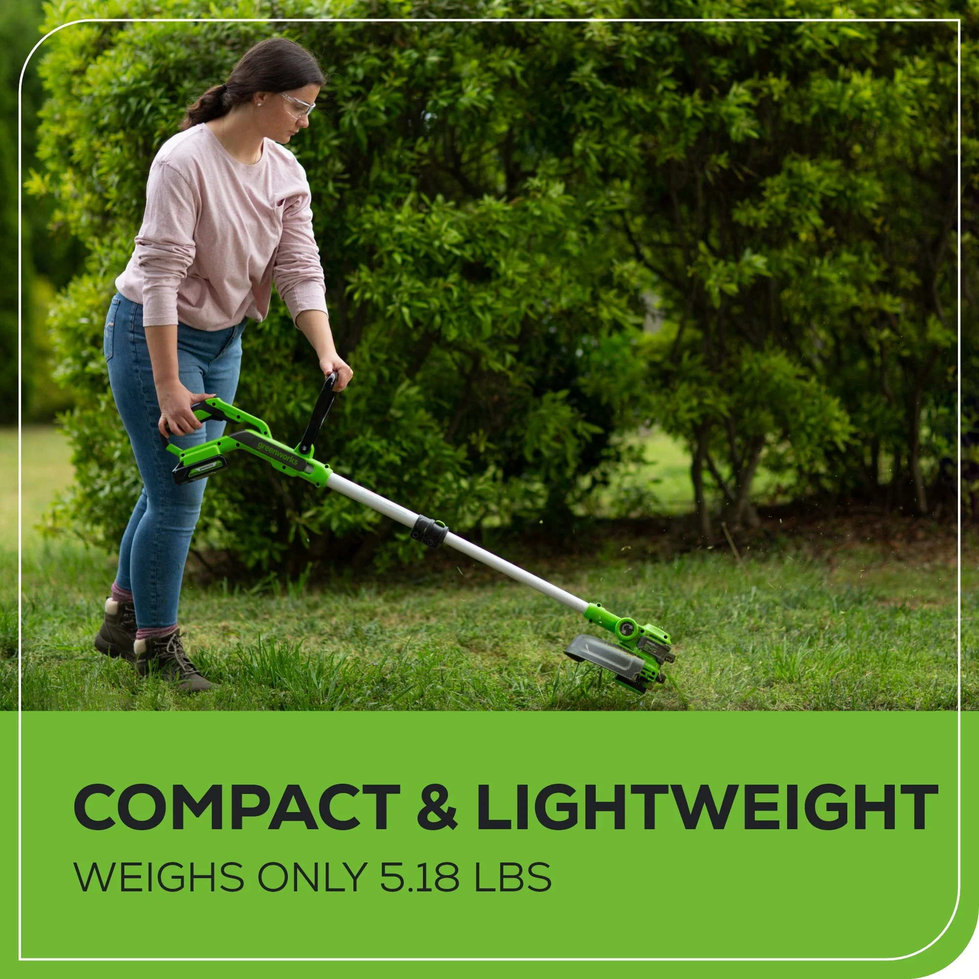 24V 12" Cordless Battery String Trimmer and Edger (Tool Only) - Image 8