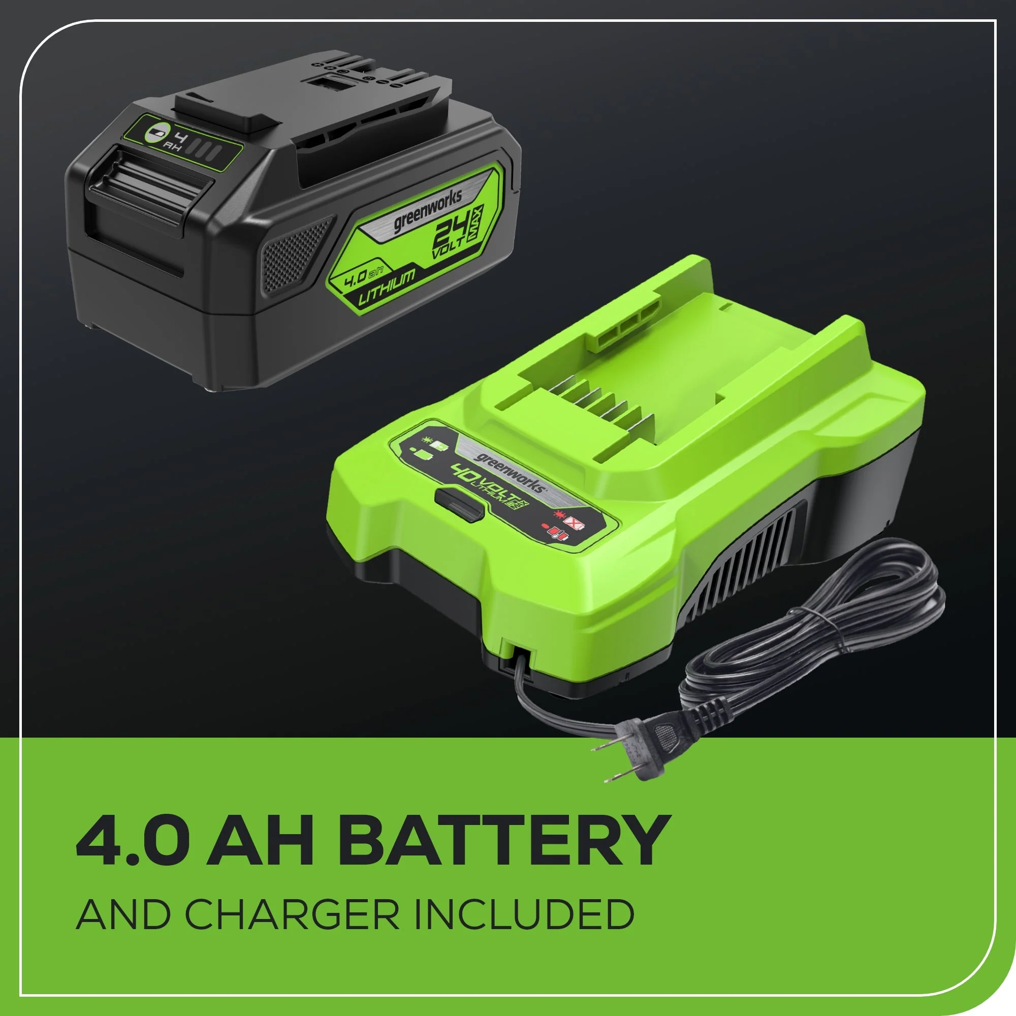 24V 13" Cordless Battery Brushless Push Lawn Mower: 4.0 Ah Battery and Charger - Image 11