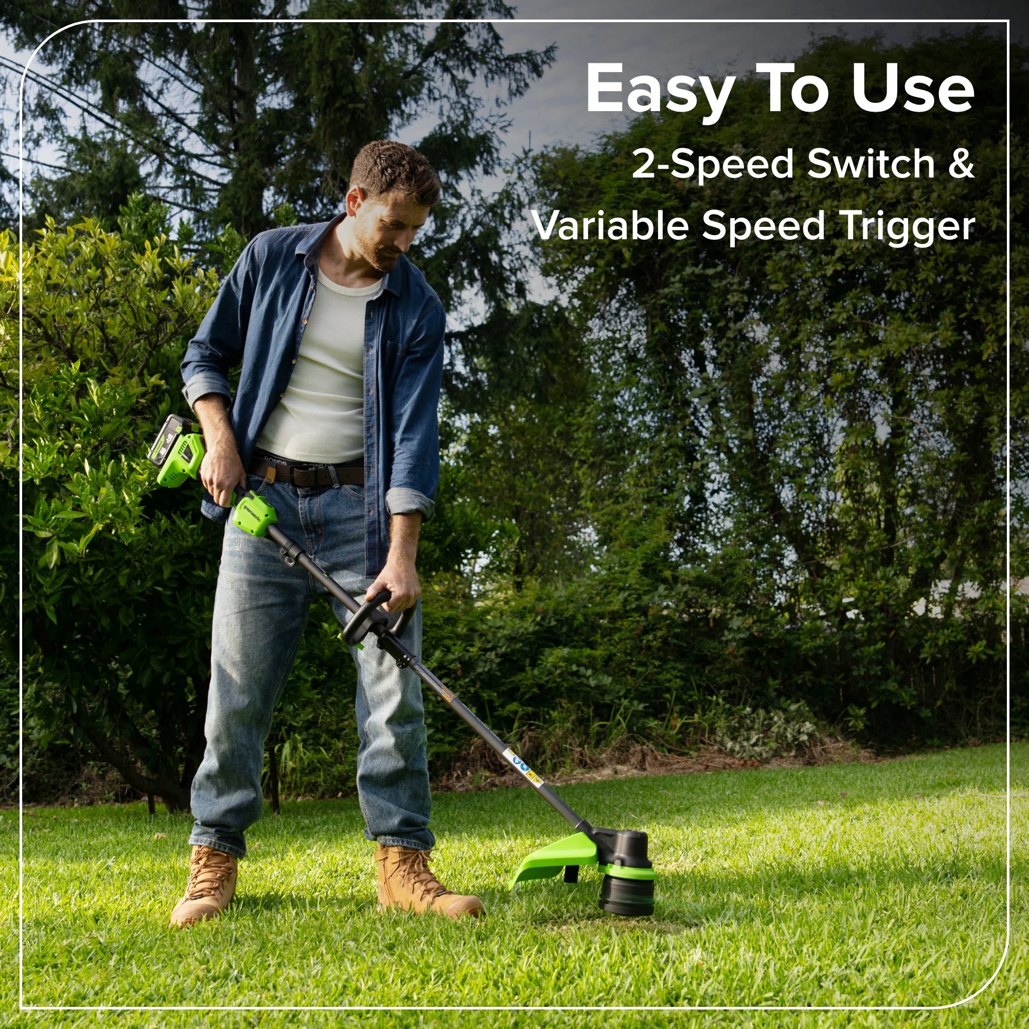 24V 15" Cordless Battery Brushless String Trimmer (Tool Only) - Image 9