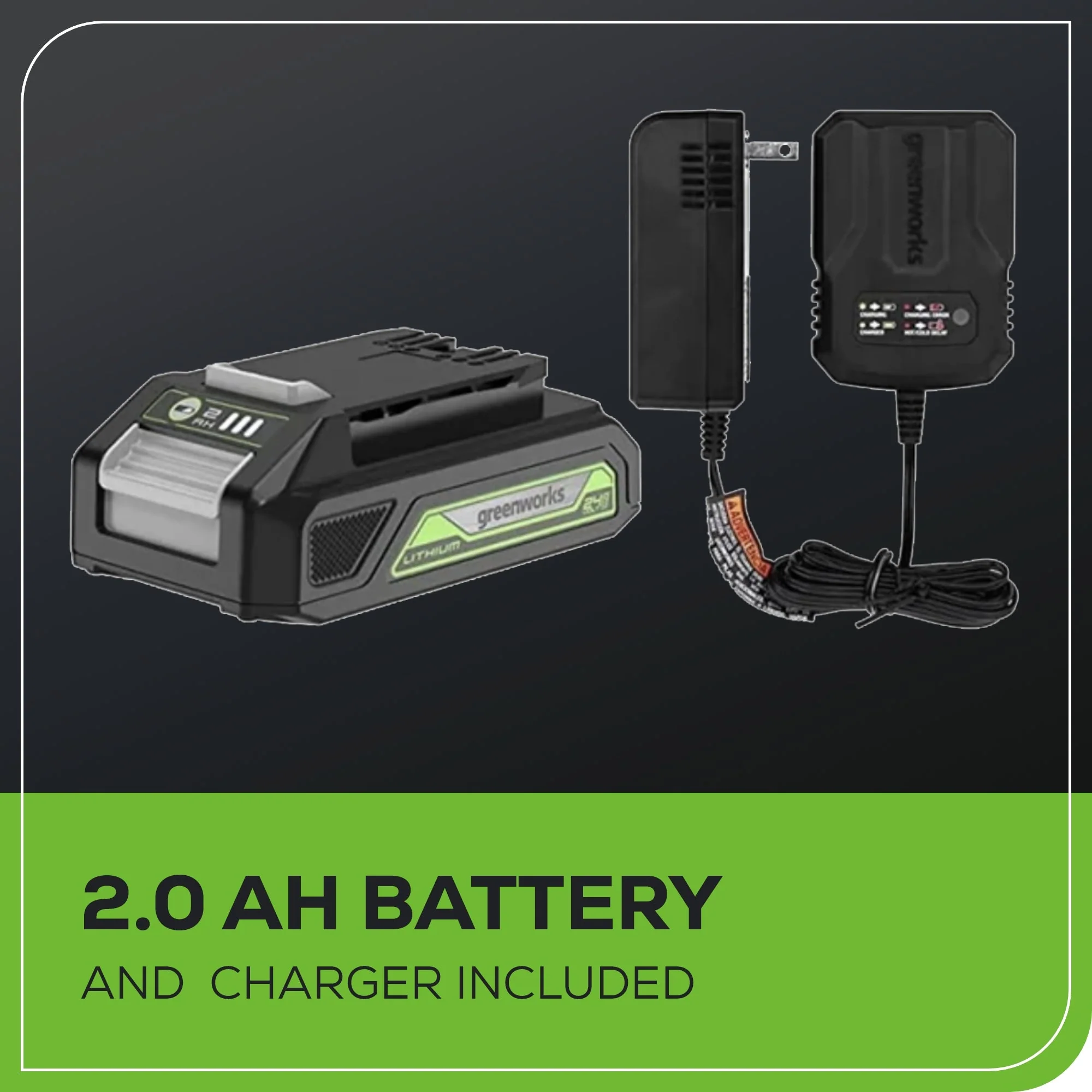 24V Cordless Battery†6.5'' Circular Saw: 2.0 Ah Battery and Charger - Image 9