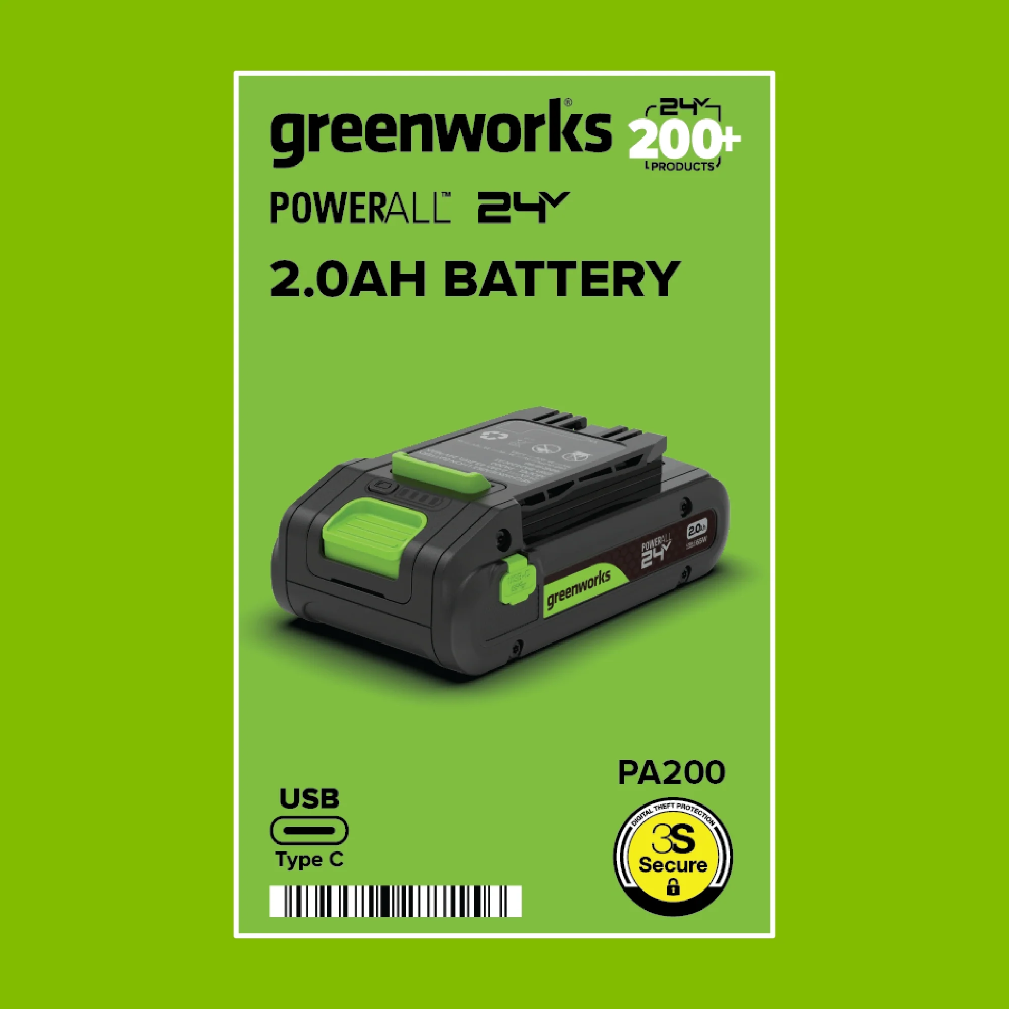 24V PowerAll Battery 2-Pack, with (2) 2.0 Ah Batteries - Image 7