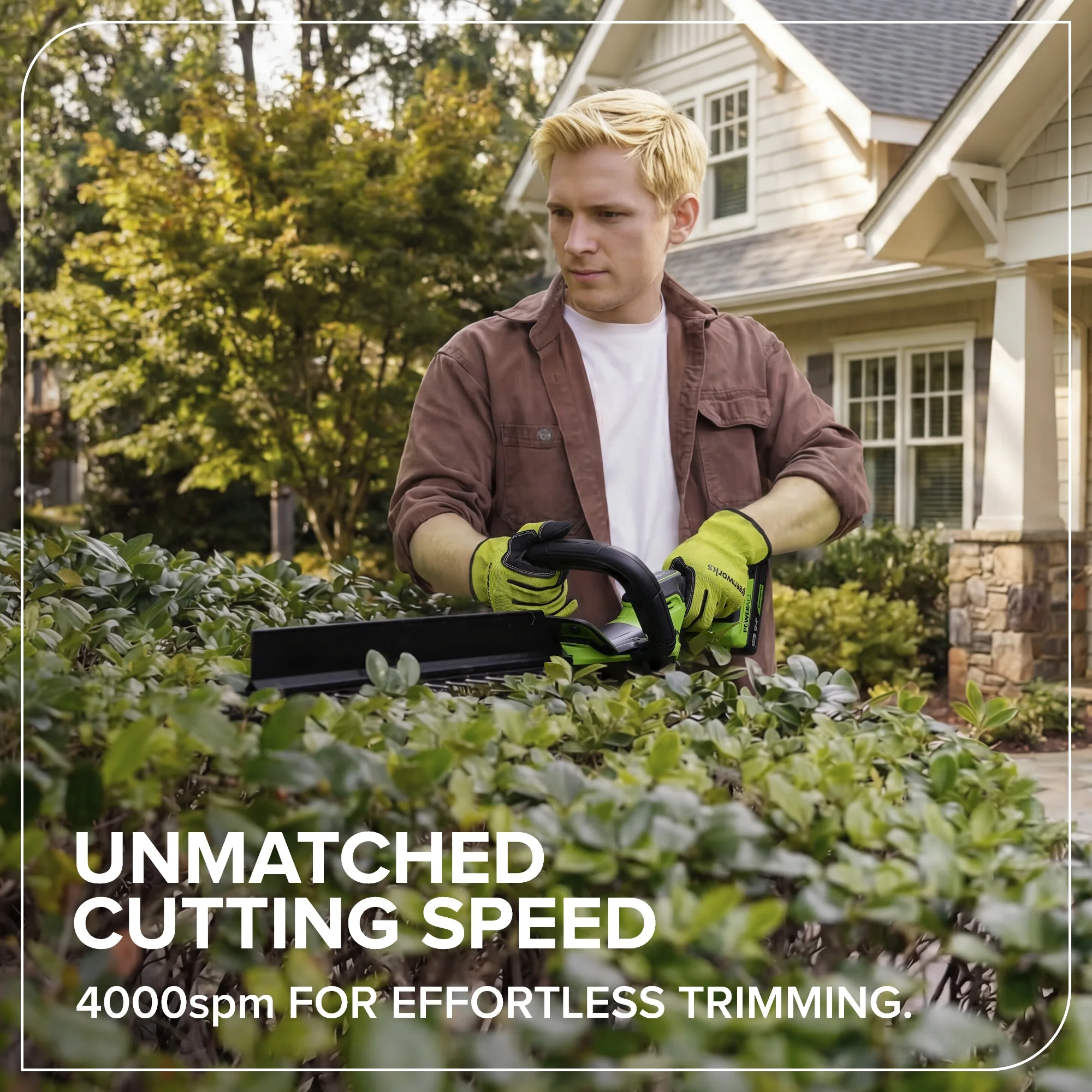 24V 20" Brushless (1.1" Cutting Capacity) Hedge Trimmer (Tool Only) - Image 5