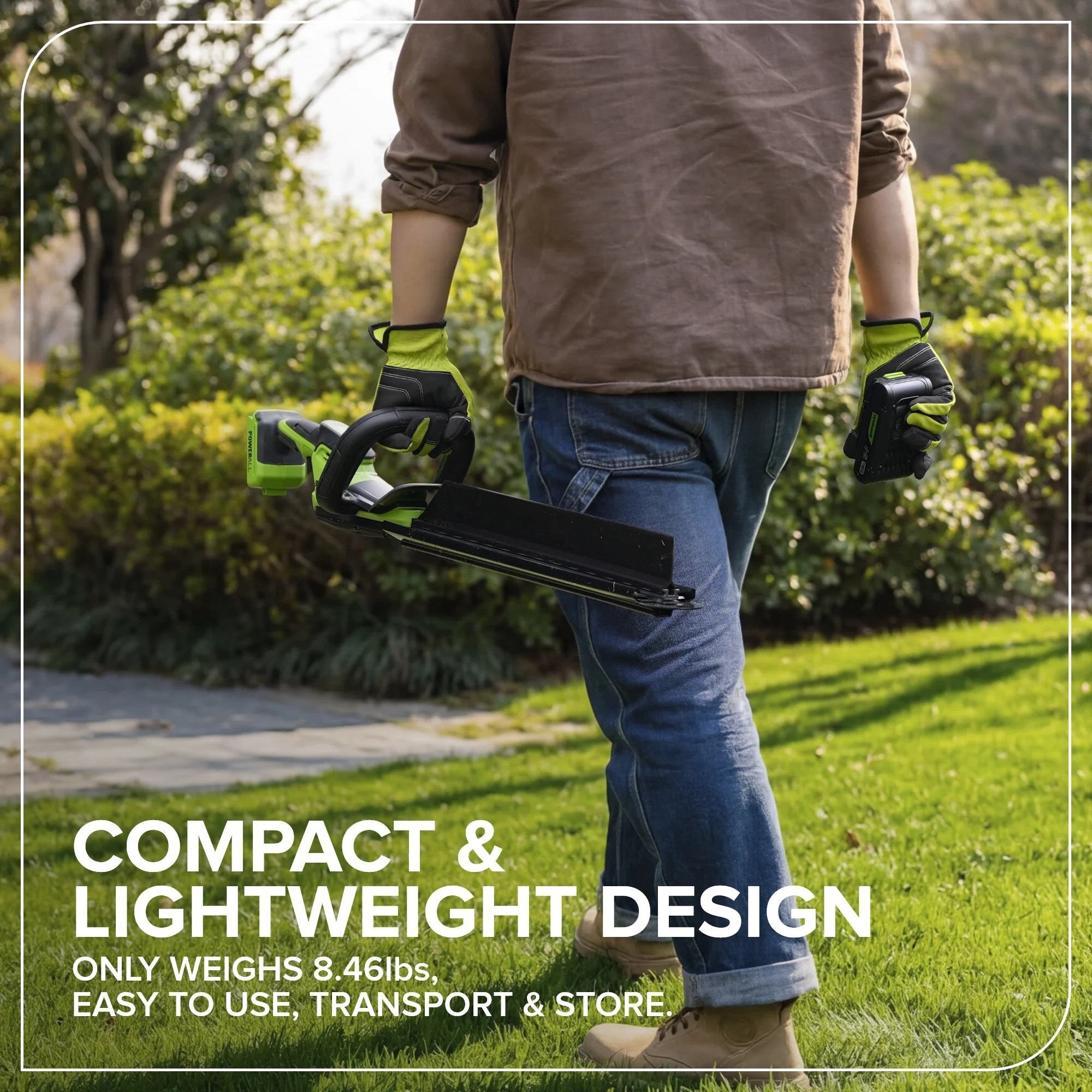 24V 20" Brushless (1.1" Cutting Capacity) Hedge Trimmer (Tool Only) - Image 6
