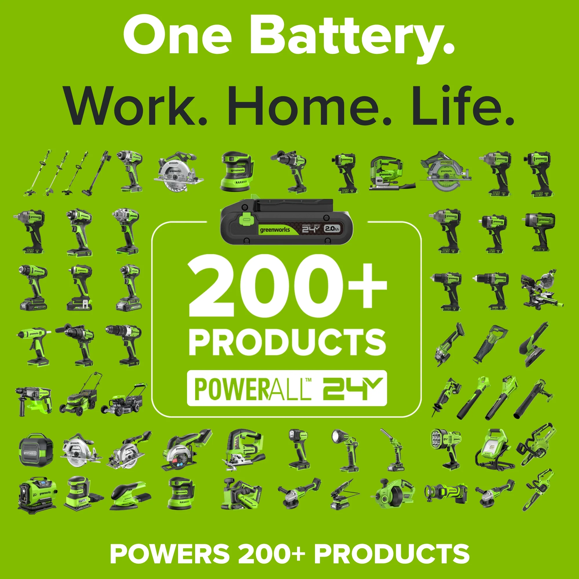 24V PowerAll 60 ft-lb 3/8" Ratchet Wrench, with 2.0 Ah Battery, 30W Charger, and 3' Cable - Image 13