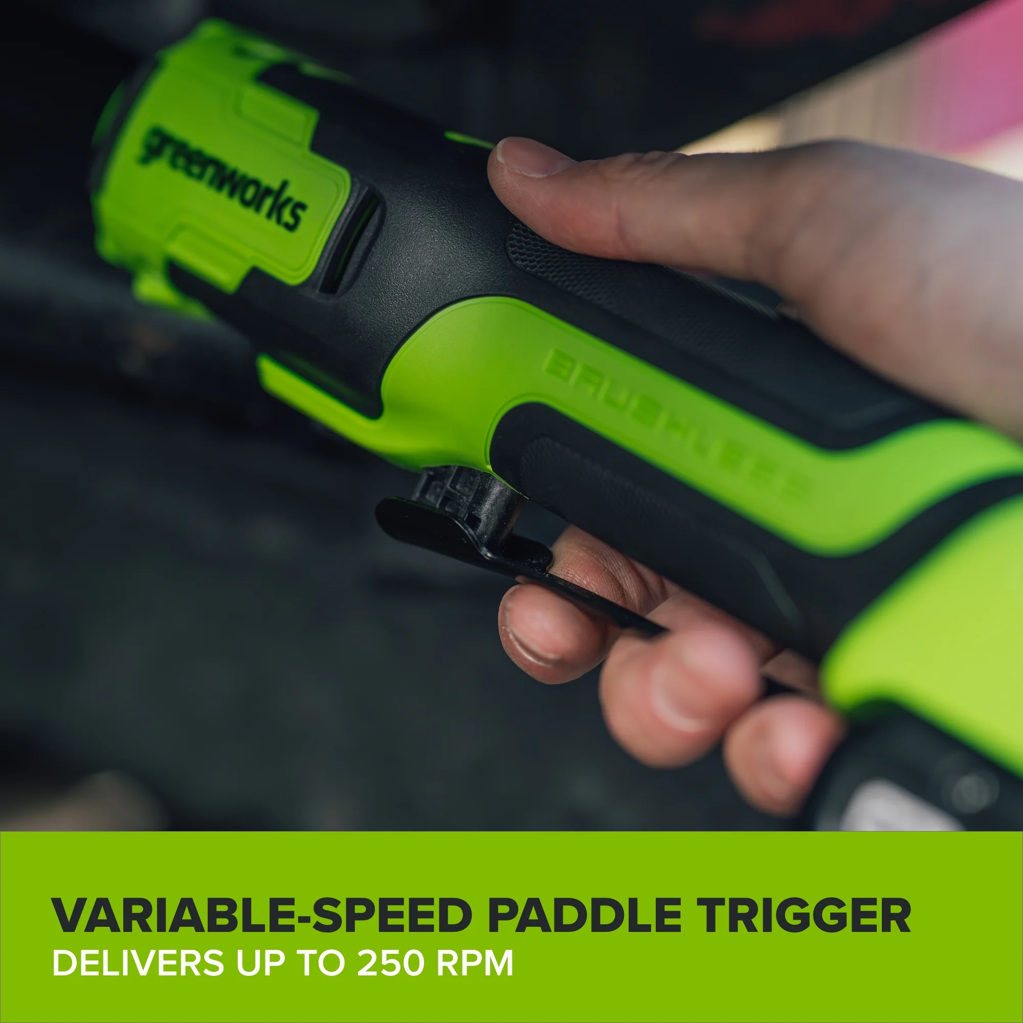 24V PowerAll 60 ft-lb 3/8" Ratchet Wrench, with 2.0 Ah Battery, 30W Charger, and 3' Cable - Image 7