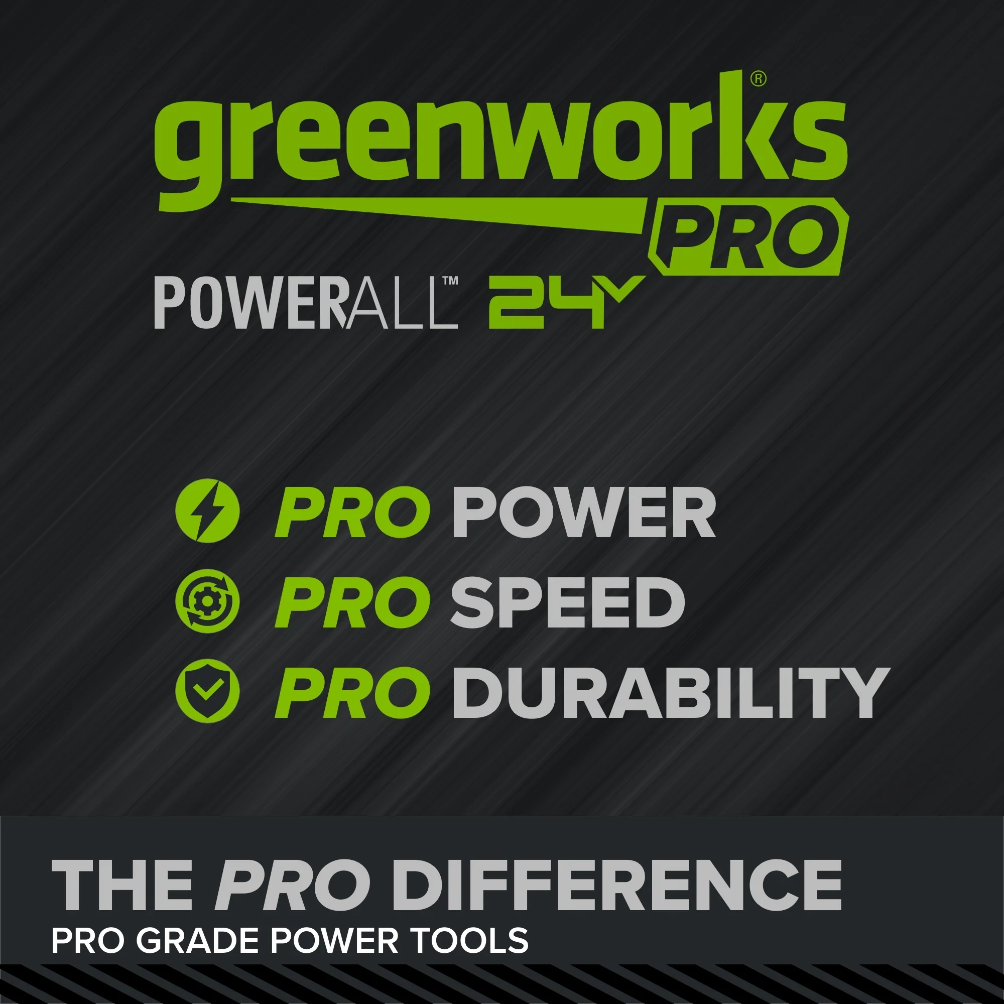 24V PowerAll Pro 850 in-lb 1/2" Hammer Drill, with 2.0 Ah Battery, 30W Charger, Belt Clip, and Auxiliary Handle - Image 6