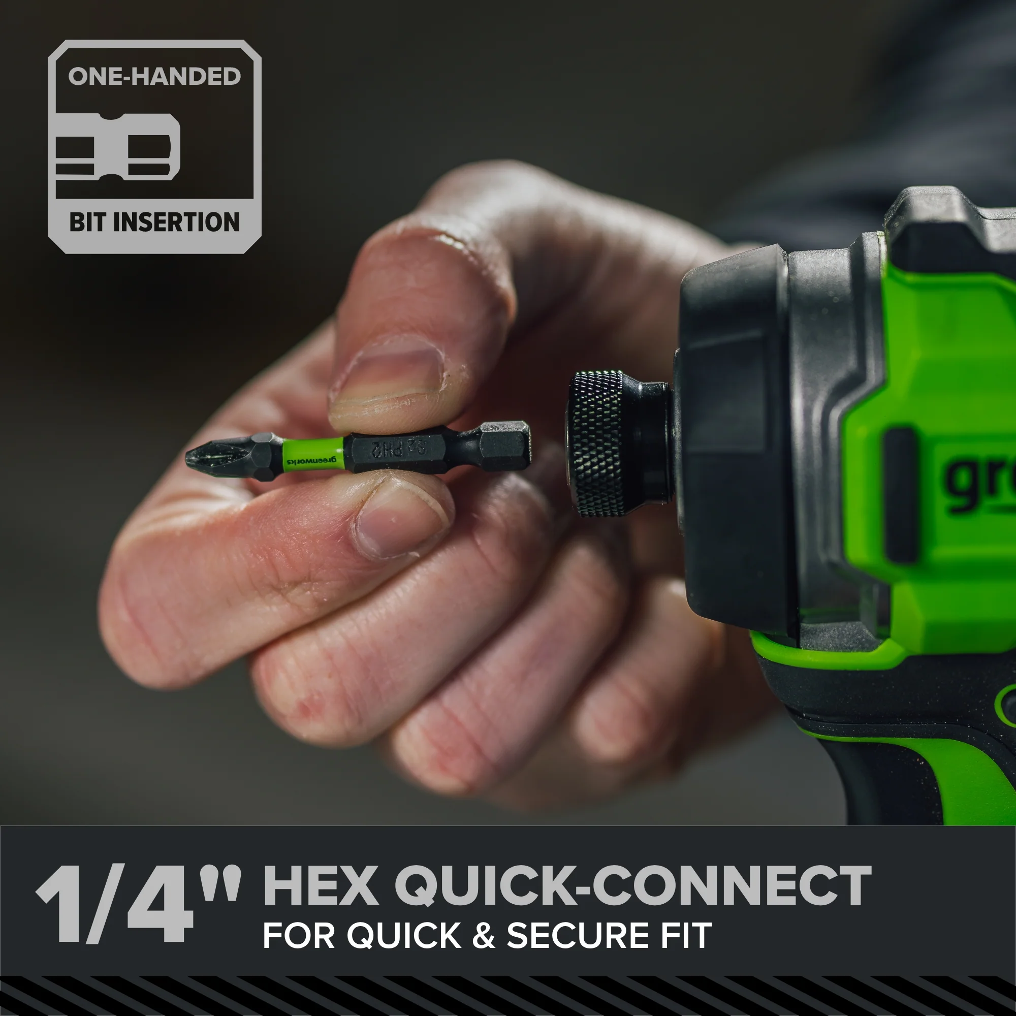 24V PowerAll Pro 2,200 In-Lb Impact Driver, with 2.0 Ah USB-C Battery, 65W USB-C Charger Block, 3' 100W USB-C Cable, Belt Clip - Image 11