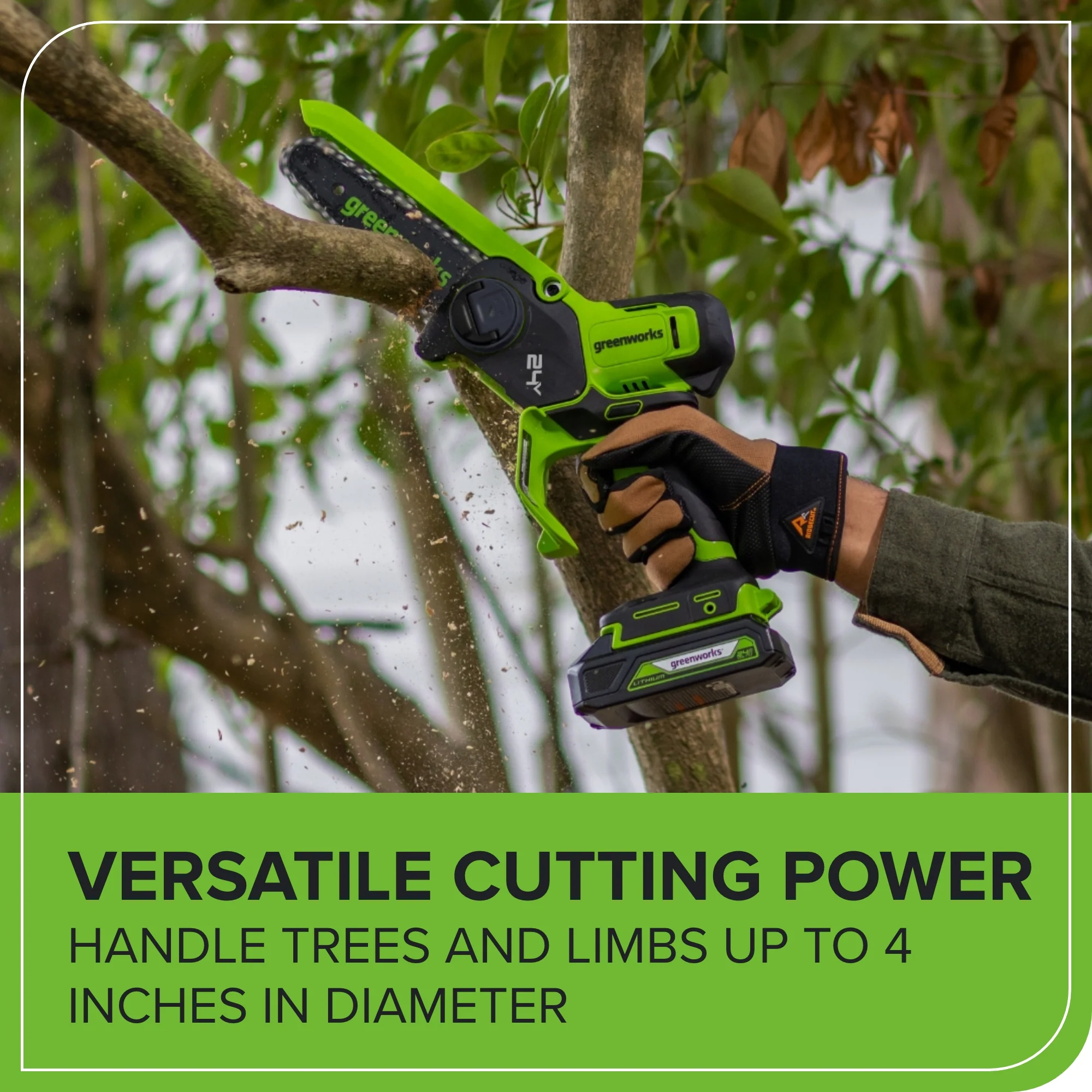 24V 6" Gen 2 Cordless Battery Brushless Pruner Saw (Tool Only) - Image 8