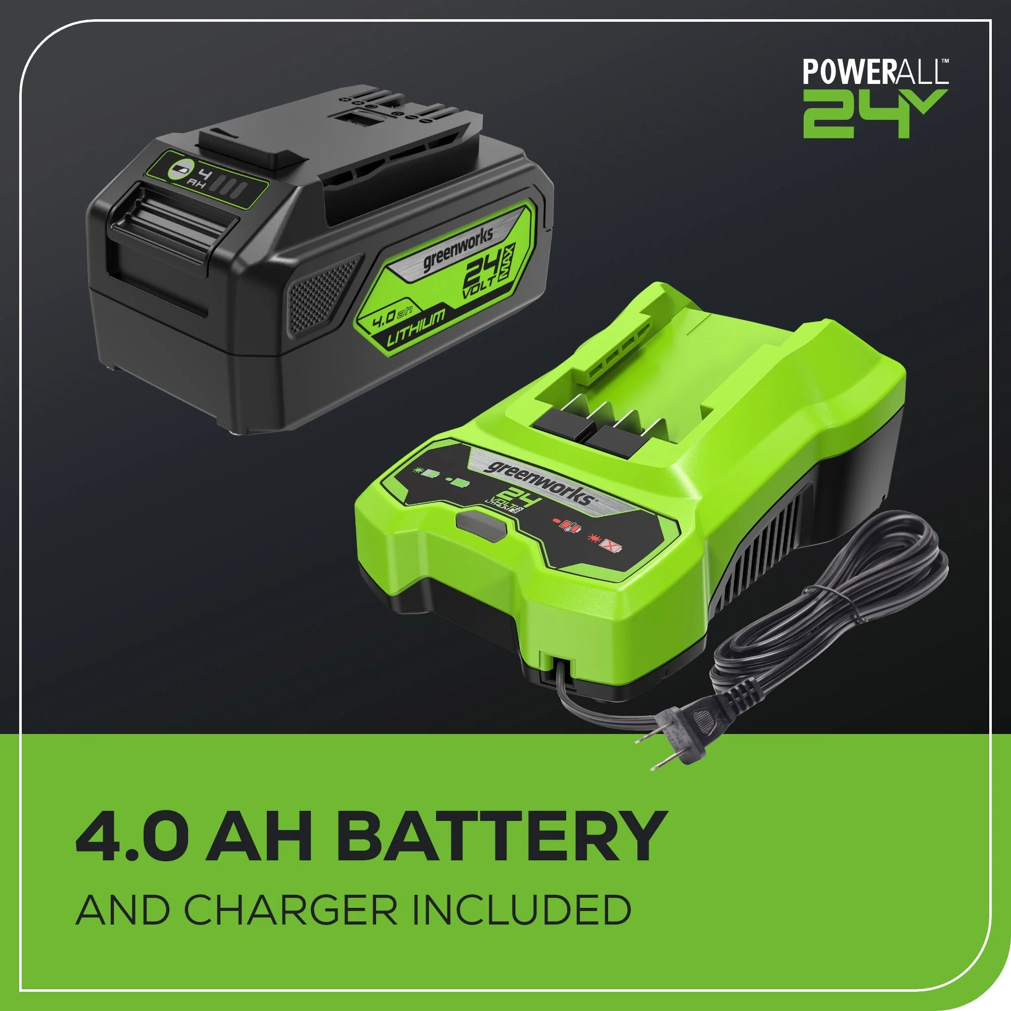 OPEN BOX 24V 600 PSI 0.8 GPM Cold Water Cordless Power Cleaner: 4.0 Ah USB Battery and Charger - Image 11