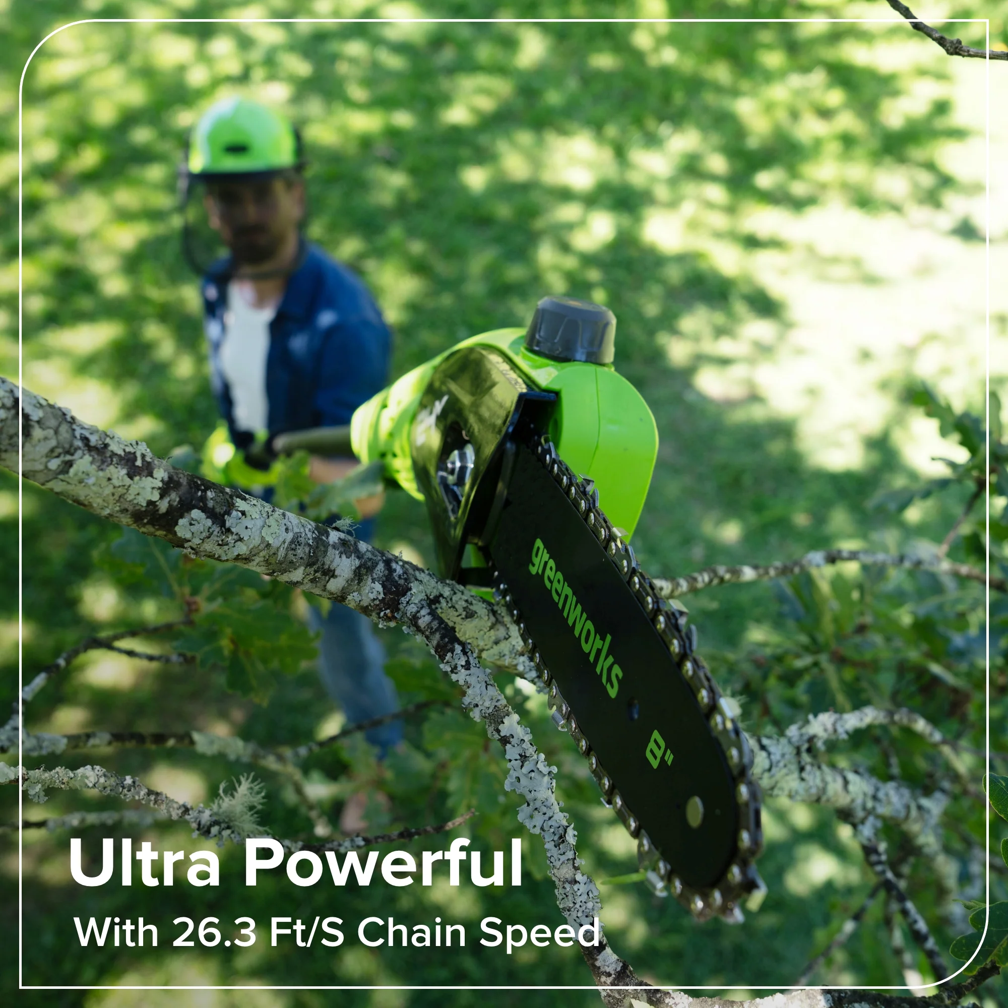 24V 8" Cordless Battery Pole Saw (Tool Only) - Image 5