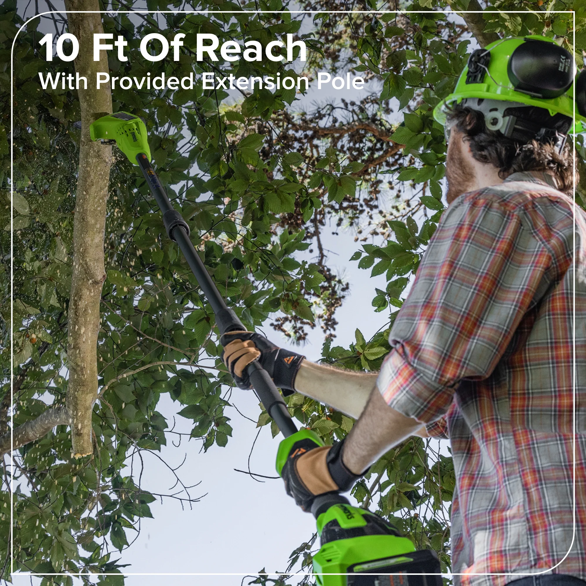24V 8" Cordless Battery Pole Saw (Tool Only) - Image 7