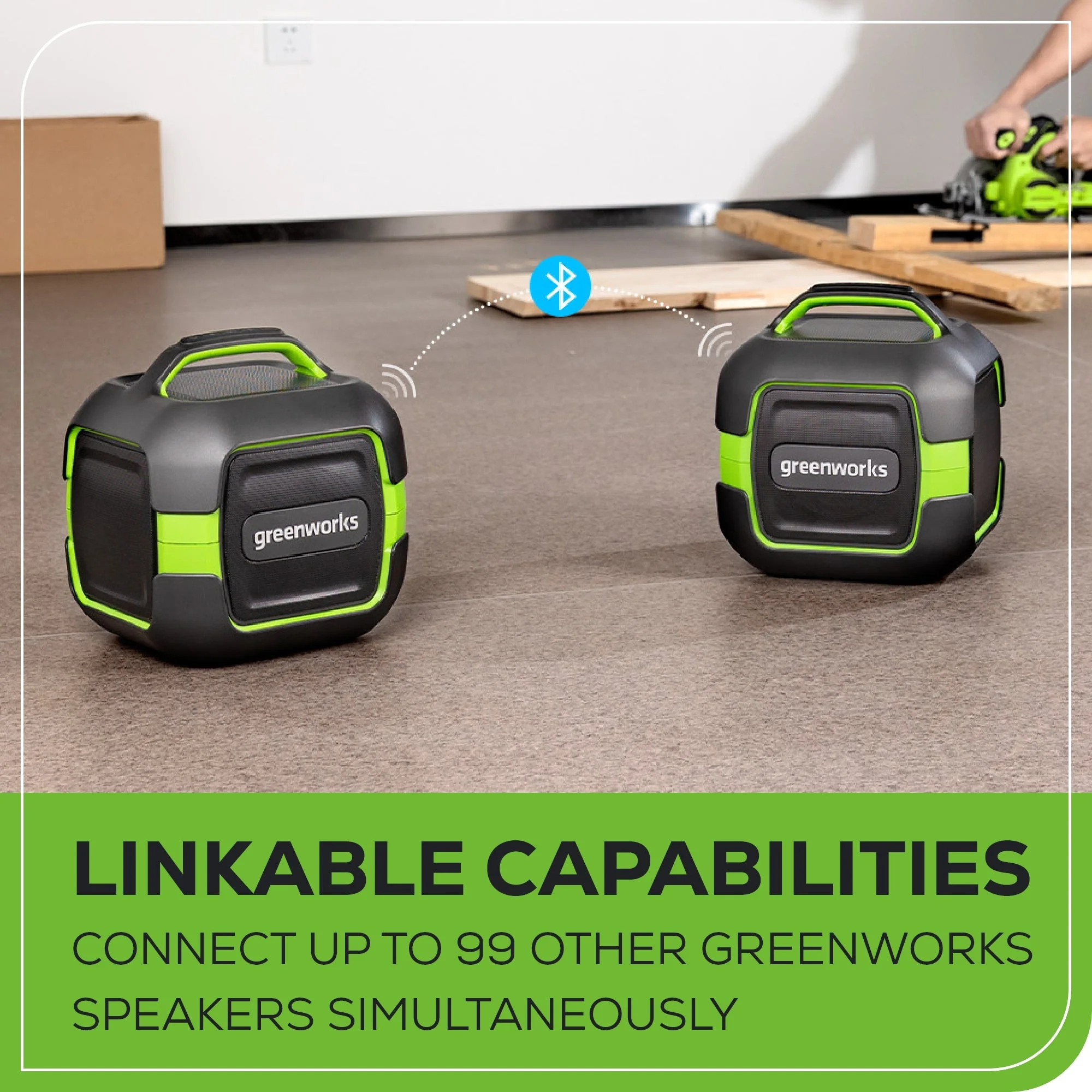 24V Cordless Battery Bluetooth Speaker: 2.0 Ah Battery and Charger - Image 9