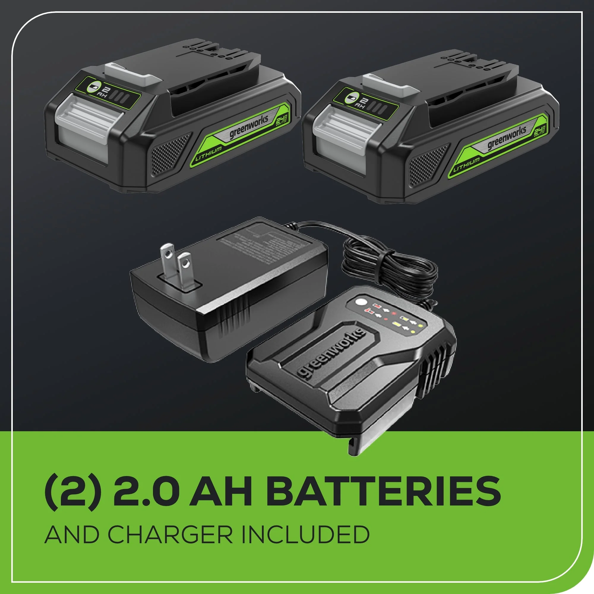 24V 1/4" 1950 in/lbs Brushless Impact Driver Kit (8-piece Bit Set and Tool Bag Included): (2) 2Ah Batteries and Charger - Image 10