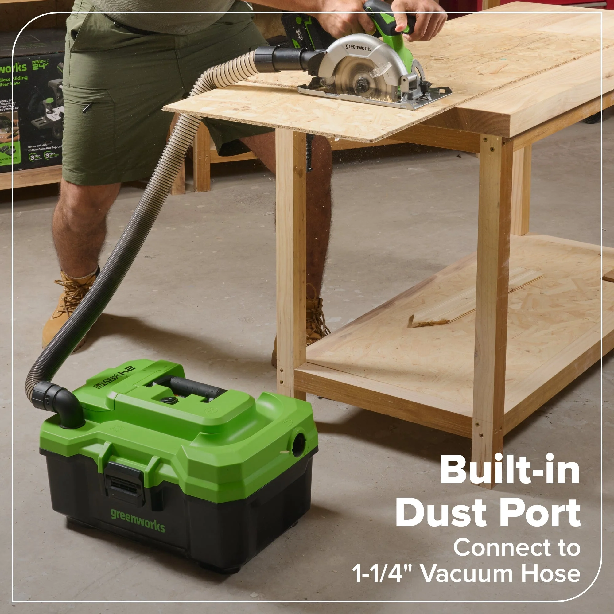 24V Brushless Power Tool 4PC Combo Kit, (1) 4.0 Ah and (1) 2.0 Ah USB-C Batteries and 65W USB-C Fast Charger - Image 19