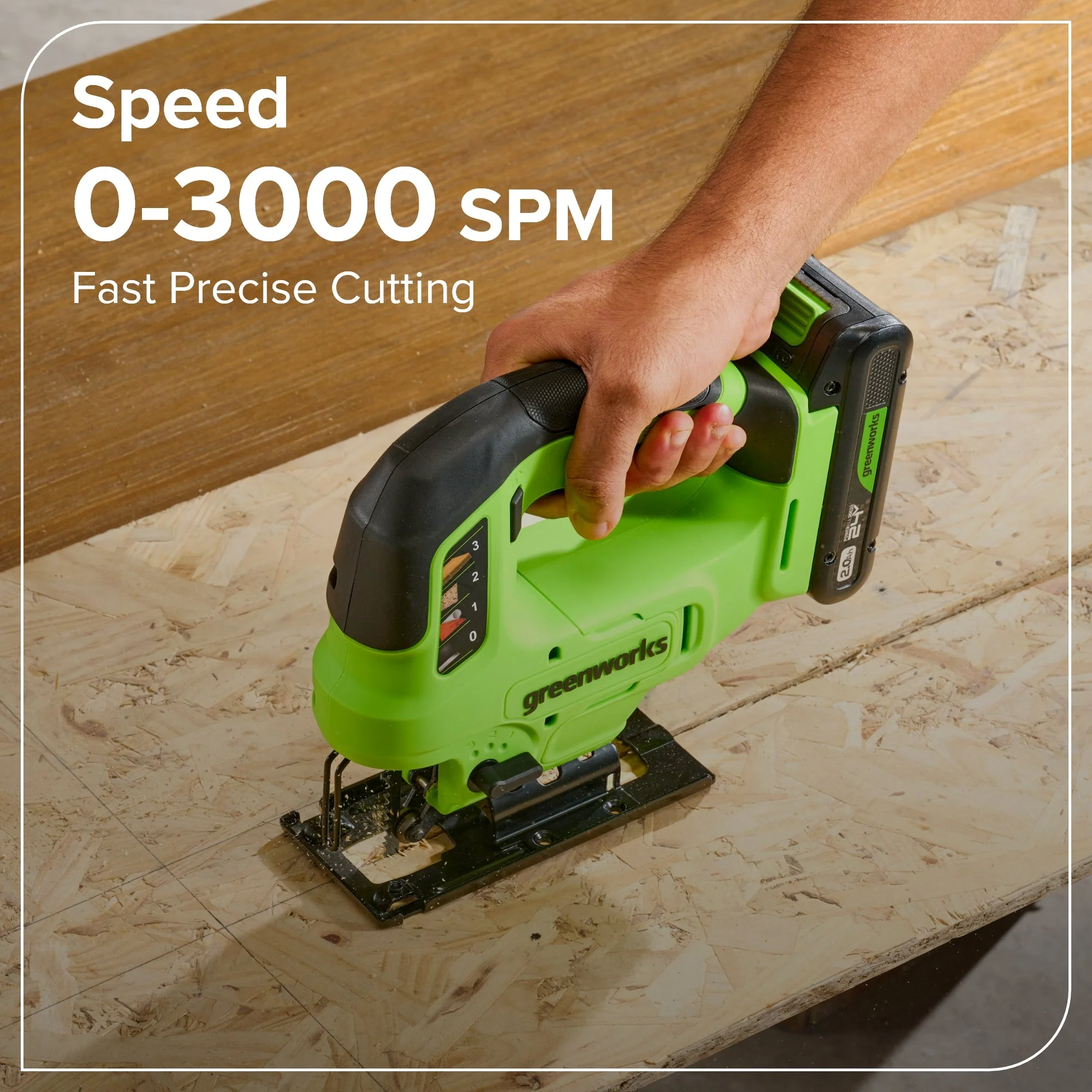 24V Brushless Power Tool 8PC Combo Kit: (2) 4.0 Ah and (1) 2.0 Ah USB-C Batteries and Charger - Image 11