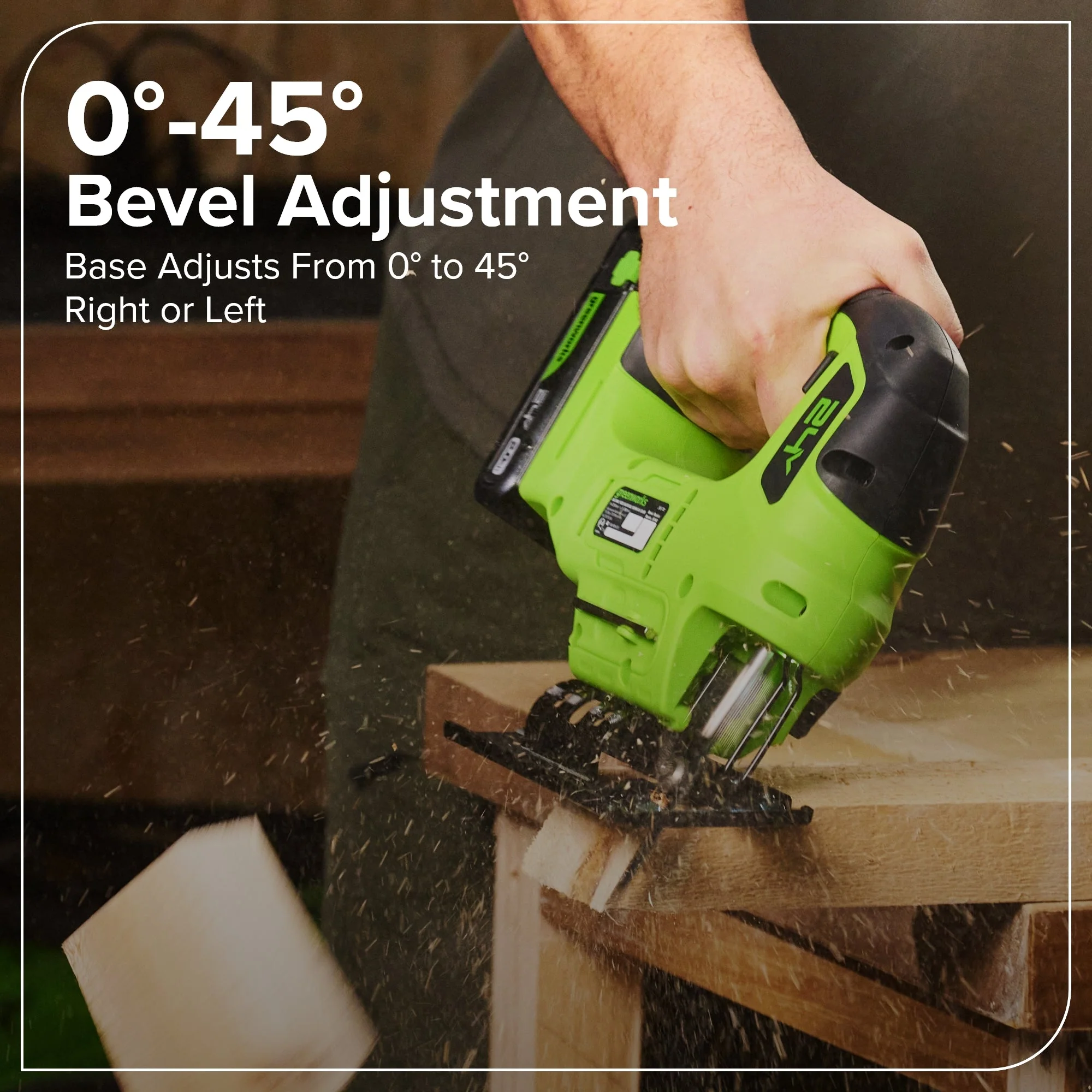 24V Brushless Power Tool 8PC Combo Kit: (2) 4.0 Ah and (1) 2.0 Ah USB-C Batteries and Charger - Image 12
