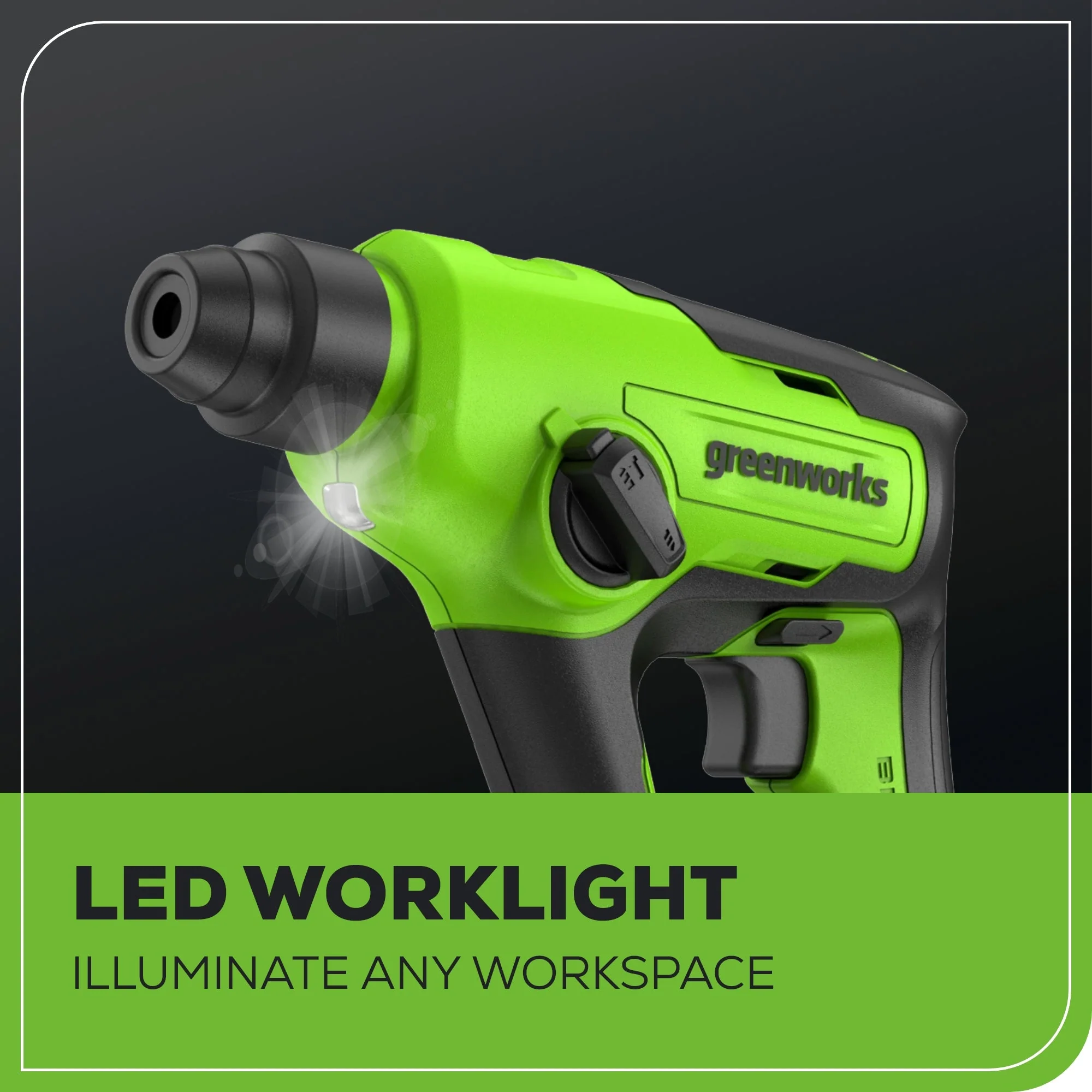 24V SDS 1.2J Brushless Rotary Hammer Drill (Tool Only) - Image 5