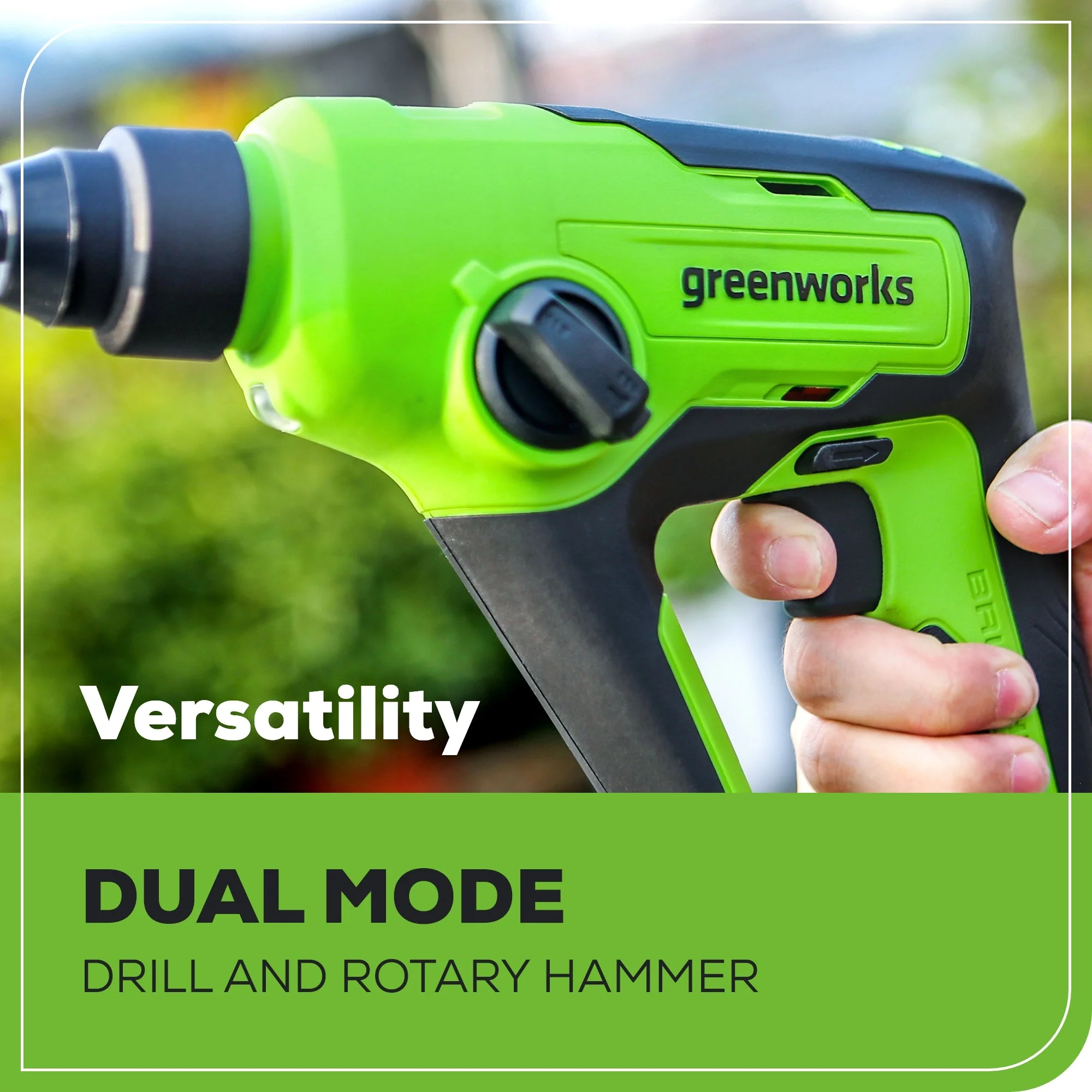 24V SDS 1.2J Brushless Rotary Hammer Drill (Tool Only) - Image 7