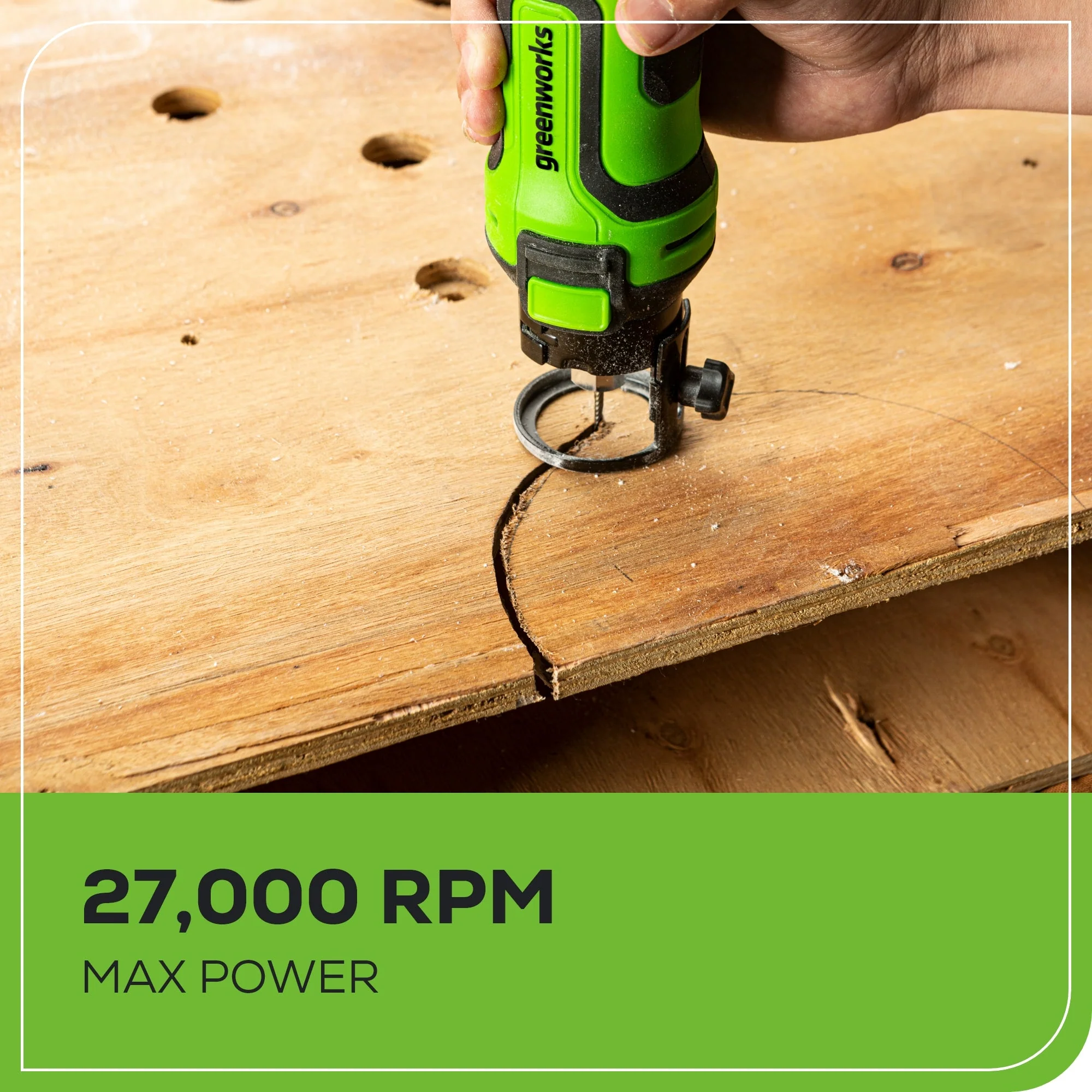 24V Cordless Battery Speed Saw Rotary Cutter (Tool Only) - Image 6