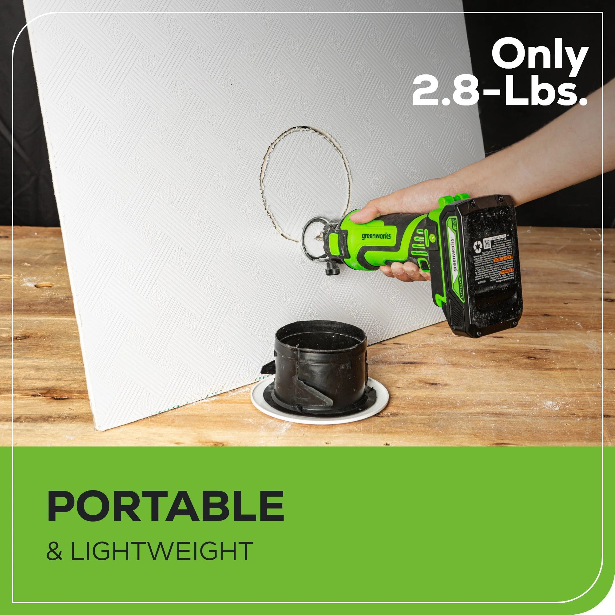24V Cordless Battery Speed Saw Rotary Cutter (Tool Only) - Image 7